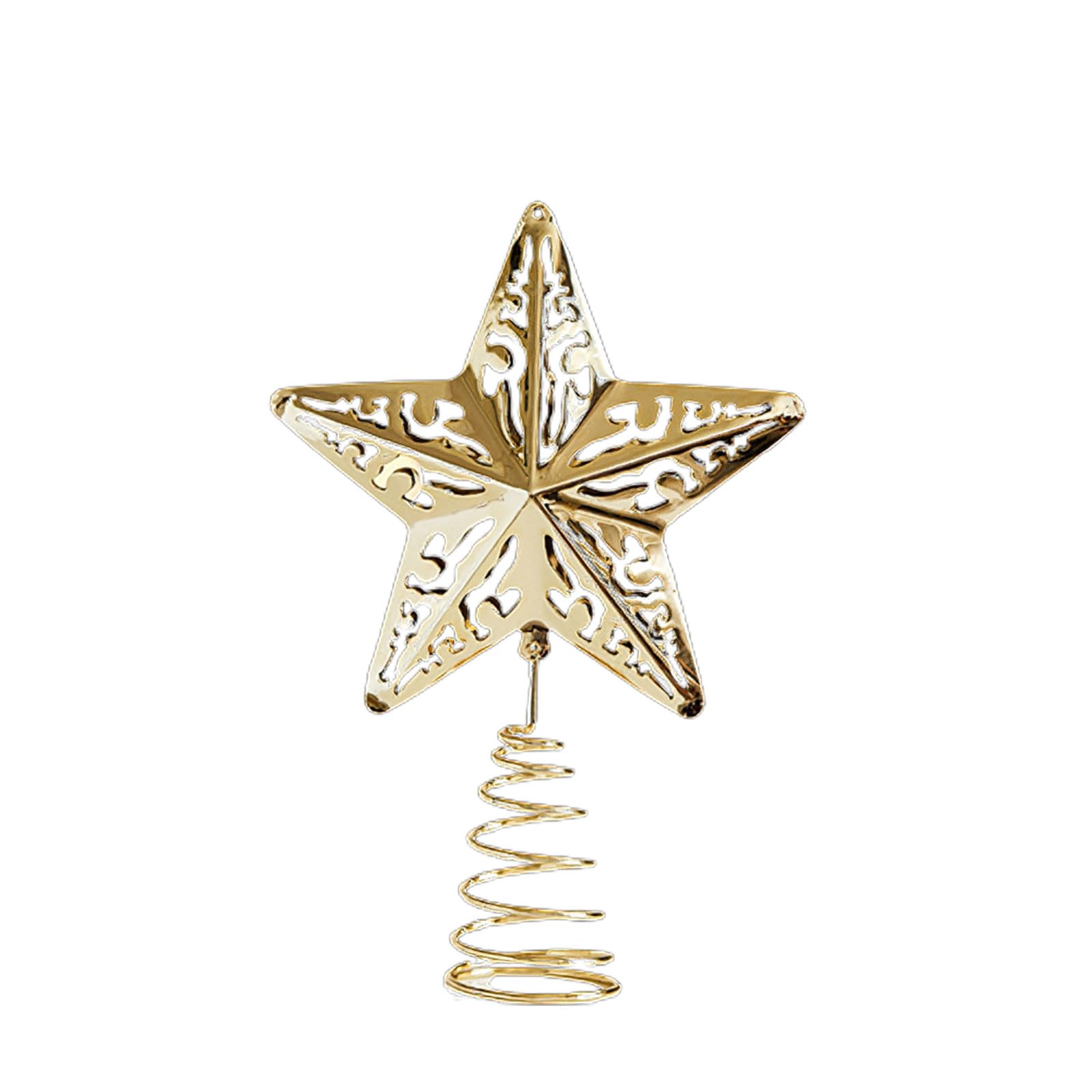 carotoe Christmas Tree Charm with This Five Pointed Star Toppers Decor, for Decorating Homes School Decor