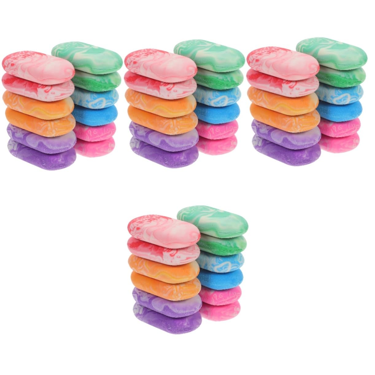 Angoily 4 ensembles Gommes À Crayon En Marbre Gommes À Dessin À Dessin En Marbre Mignonnes Pour Enfants Adorables De Papeterie Pour Enfants 12 pièces * 4