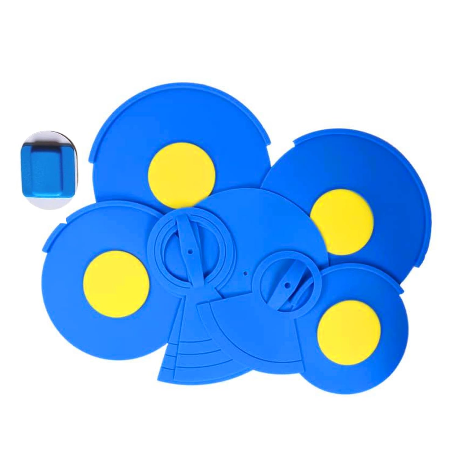 Softline Pro Drum Mute Pad Kit – Complete Silicone Rubber Drum Soundproofing Pads & Cymbal Mutes for Drum Practice (SP DSP9-BL)-picture-19