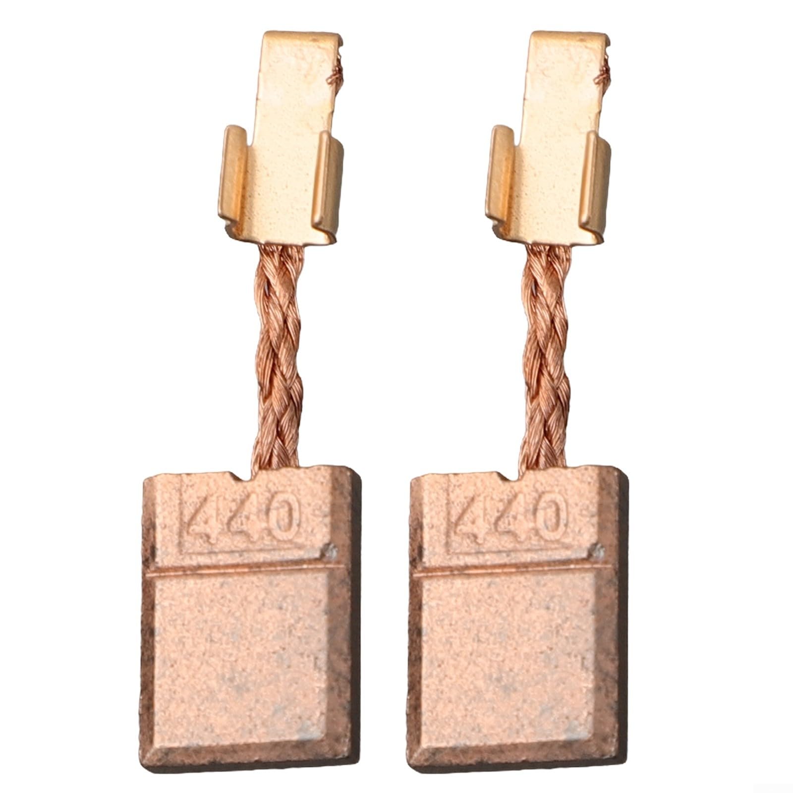 CB440 Lot de 2 balais de charbon pour outils électriques sans fil compatibles avec DTD146, DHP456, DHP458, DHP482, DTW251, BHP451, BDF446 et