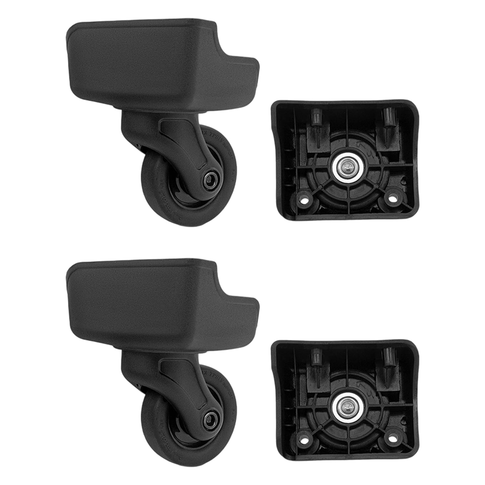 Sostituzione bagagli servizio 4, rotelle per valigie con rotazione a 360° per accessori riparazione per borse da viaggio Kit riparazione per rotelle per bagagliaio