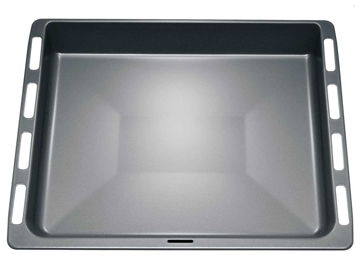 Bosch HEZ332073 Backofen- und Herdzubehör/Extra tiefes, emailliertes Blech für saftige Kuchen, Braten und Tiefkühlgebäck