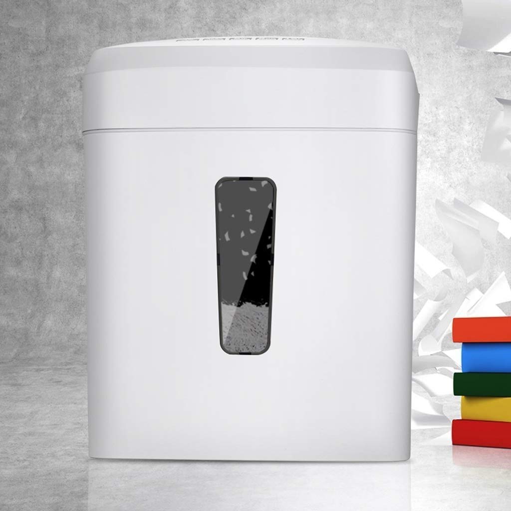 Shredder de Alta Seguridad Micro-Cut Trituradora de Papel, Cesta Retirada de Residuos, con Grandes Ventanas Transparente