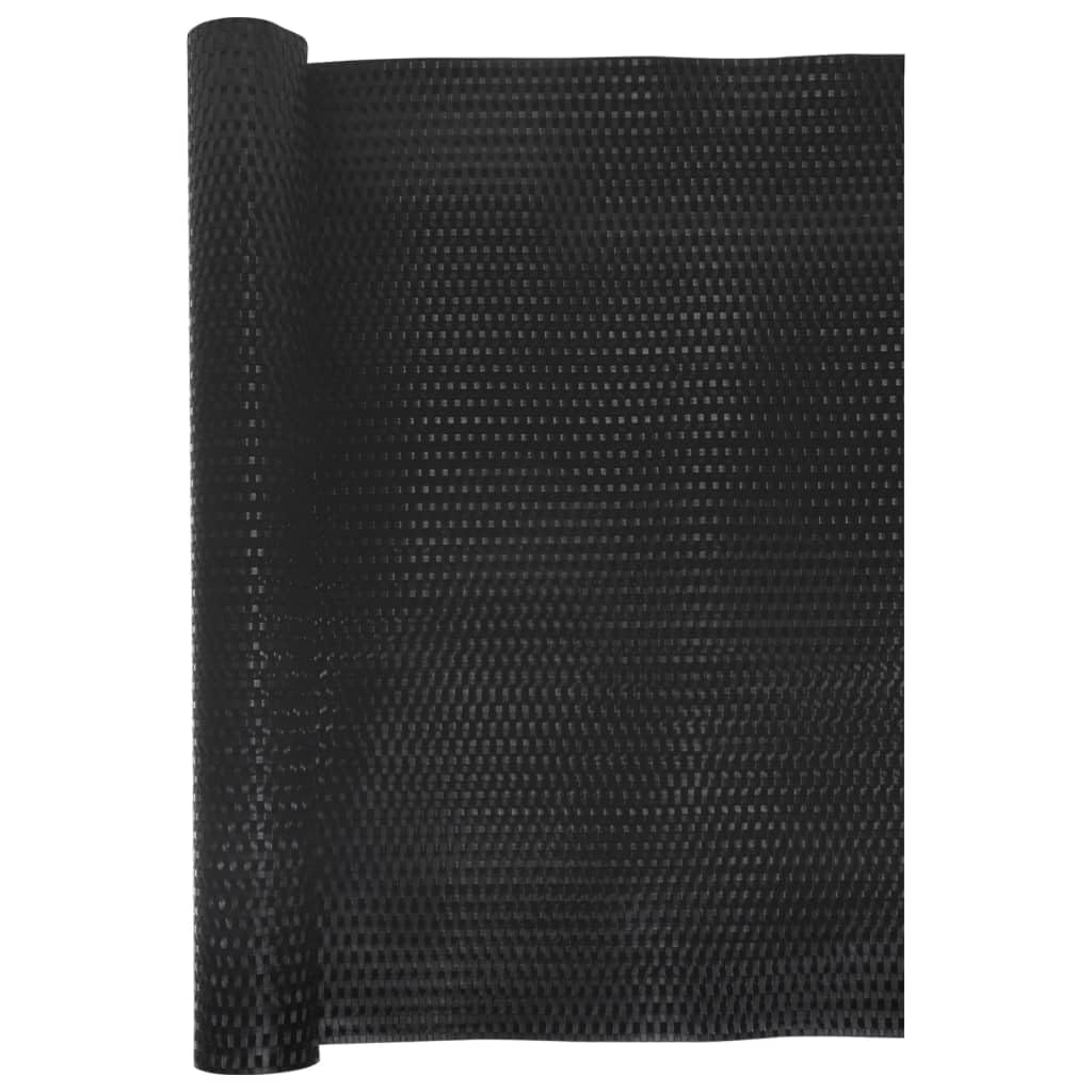 Paravent de Balcon Noir 600x80 cm résine tressée,Quincaillerie,Clôtures & barrières,Panneaux de clôture,3.95 kg-156304