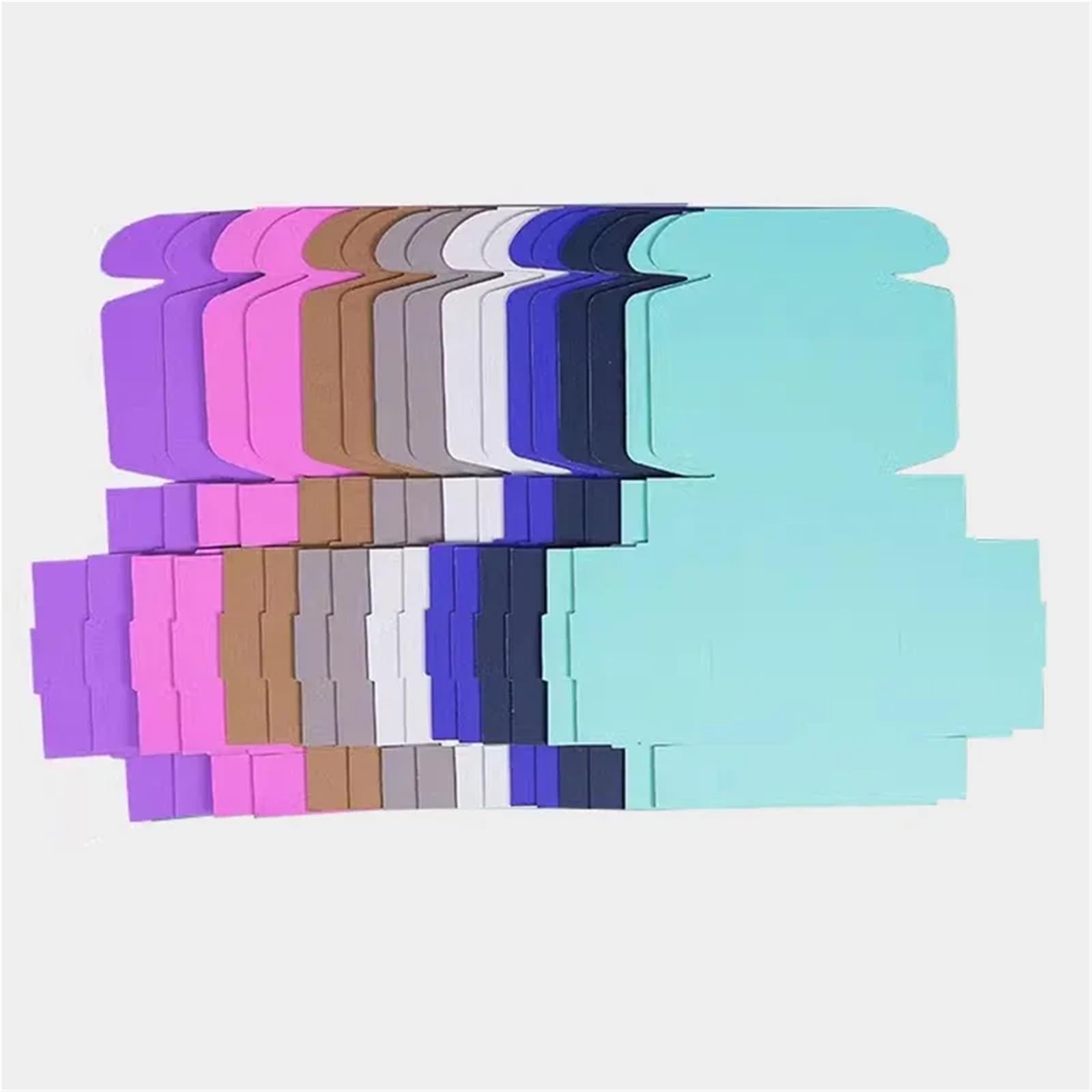 10 scatole colorate per aeroplano, 3 livelli, carta estremamente dura, confezione regalo, scatole quadrate per abbigliamento (colore: 015,20 x 14 x 4 cm)