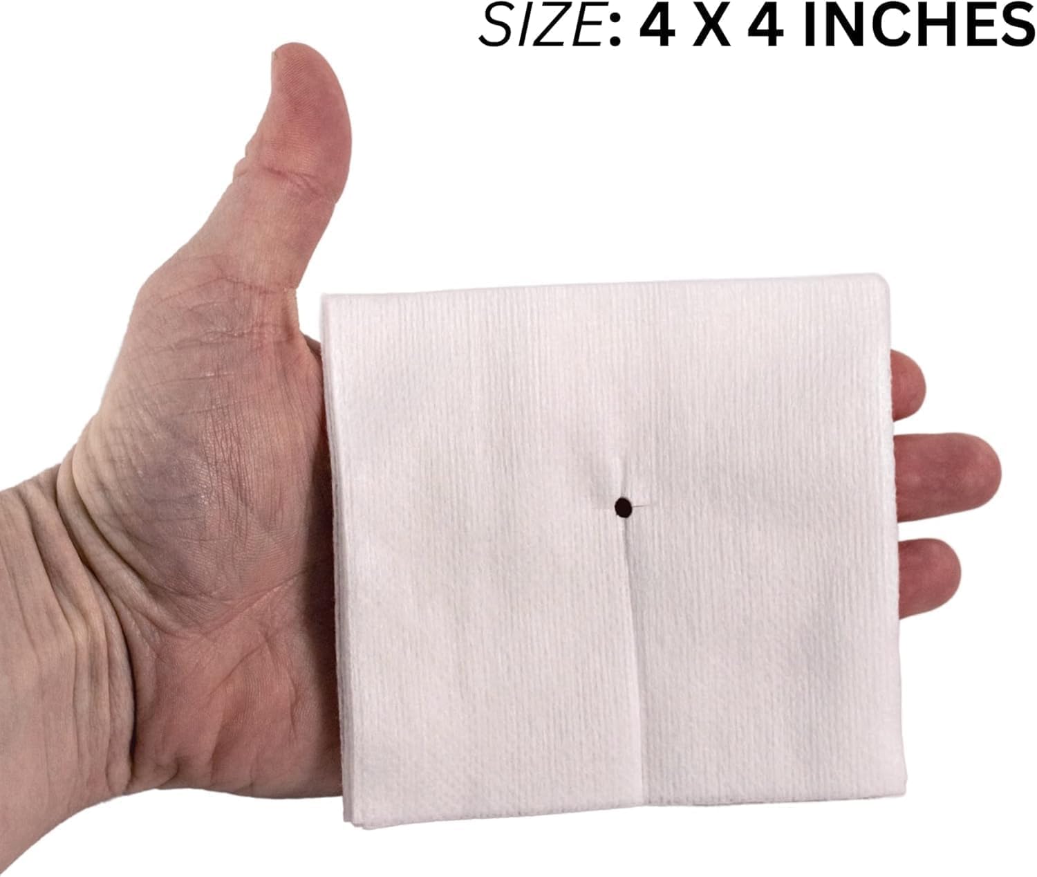 Vakly Sterile Split Gauze 4 x 4 in (150 Pack) – 6-Ply Drain Sponges with Precut Slit, Absorbent Non-Woven Dressing for IV, Tracheostomy & Wound Care — Amazon image 6