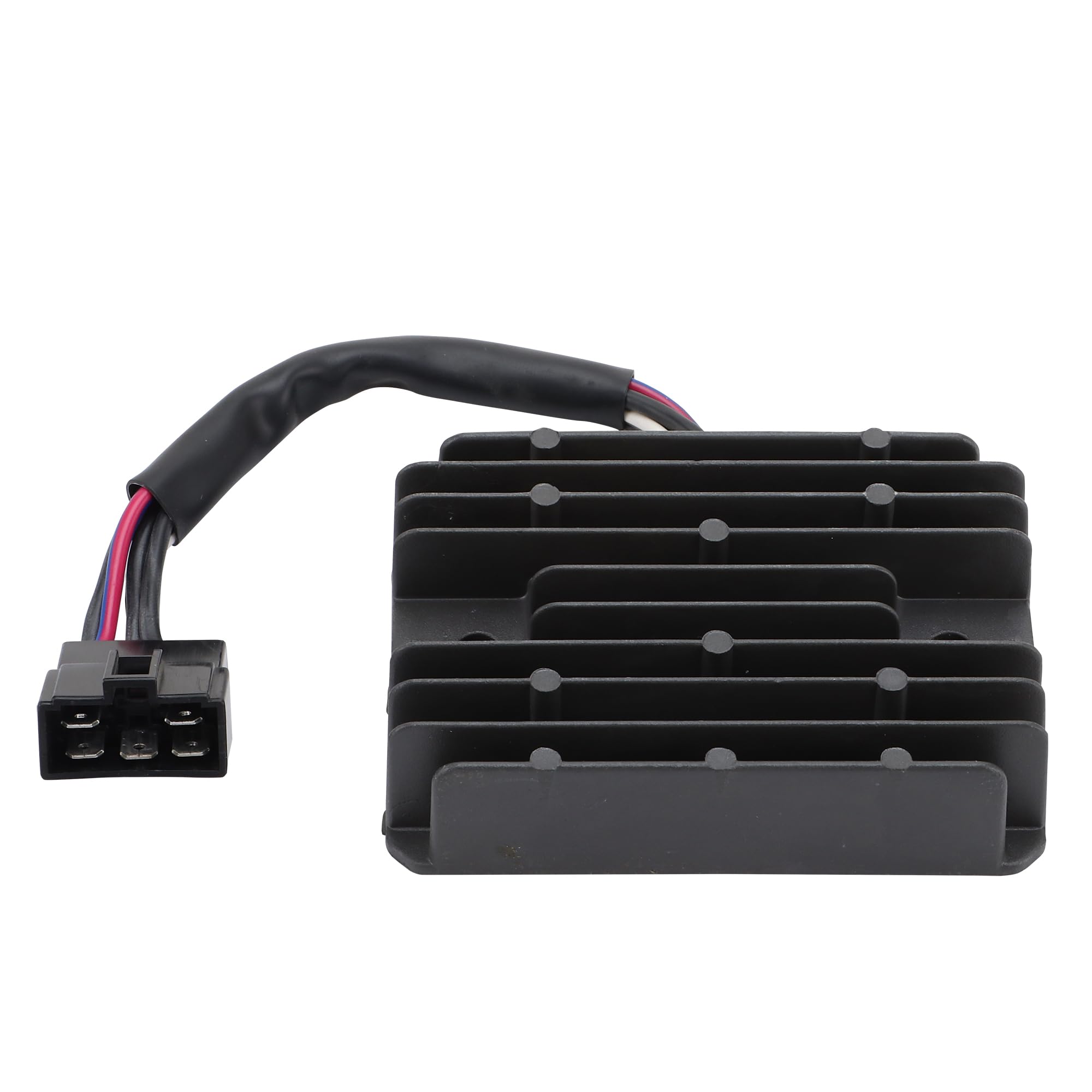 WOOSTAR 5 Pines Rectificador Regulador de Voltaje Reemplazo para GSXR 600 1997-2005 750 1996-2005 1000 2001-2004 Hayabusa 1999-2007 VL1500 Intrude 1998-2004 LT-F500F Quadrunner 1998-1999 Pocket Bike