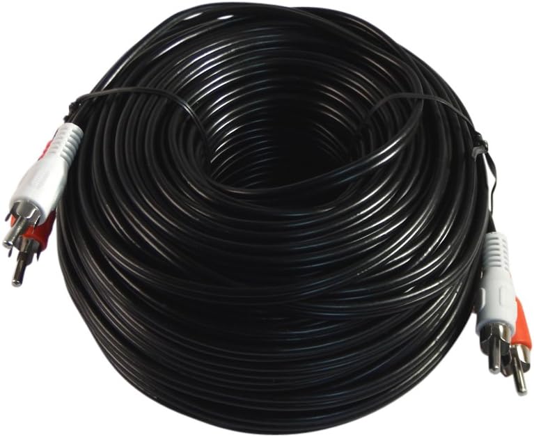Your Cable Store 100 Foot RCA Audio Cable 2 Male to 2 Male