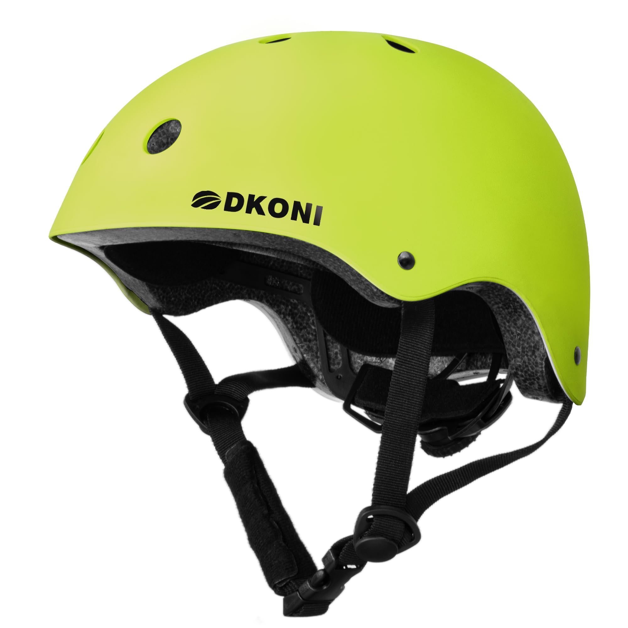 DKONI Fahrradhelm Helm Kinder, verstellbar und für mehrere Sportarten geeignet, von Kleinkind bis Jugend, 3 Größen (Gelb, S:48-52cm)