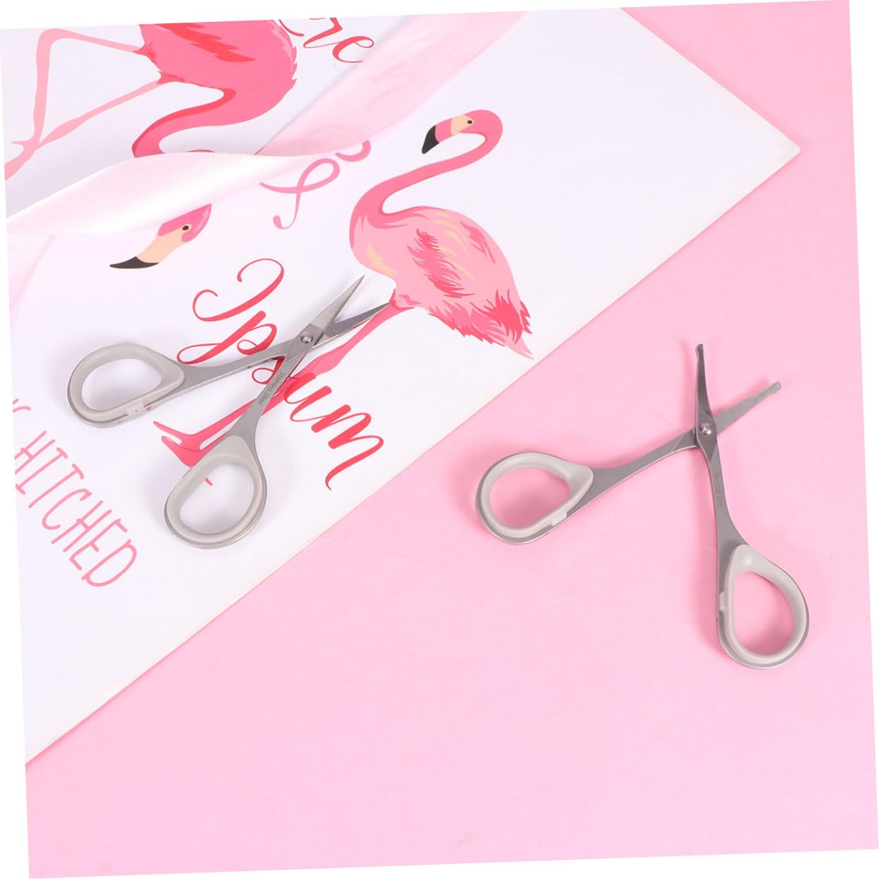 Baluue 9piezas Tijeras Inoxidable Para Depilación Cortahilos Recortadora De Nasal Tijeras Para Cejas y Facial De y Precisas