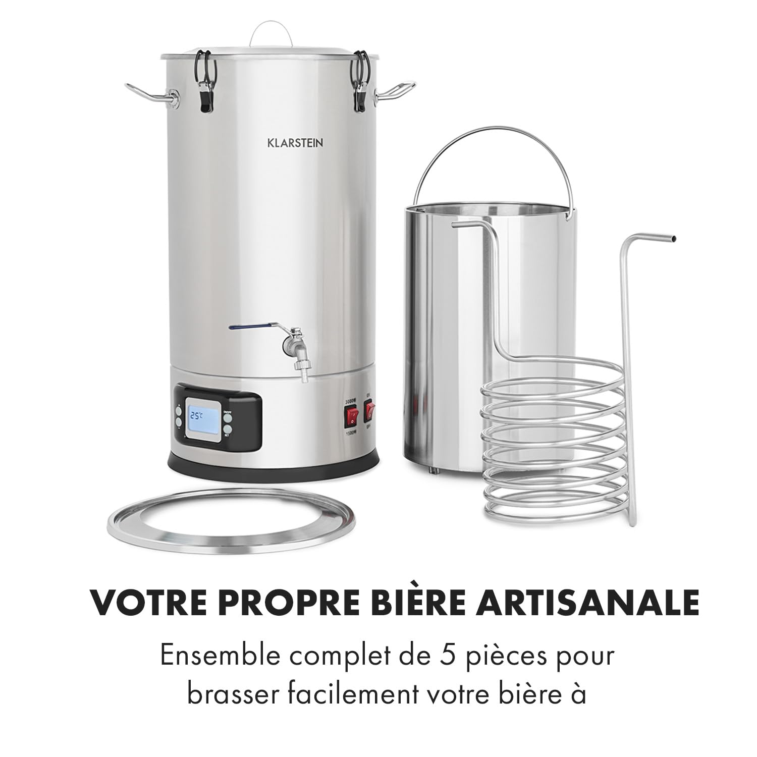 Klarstein Maischfest Chaudière à fermentation Maischfest - 35L