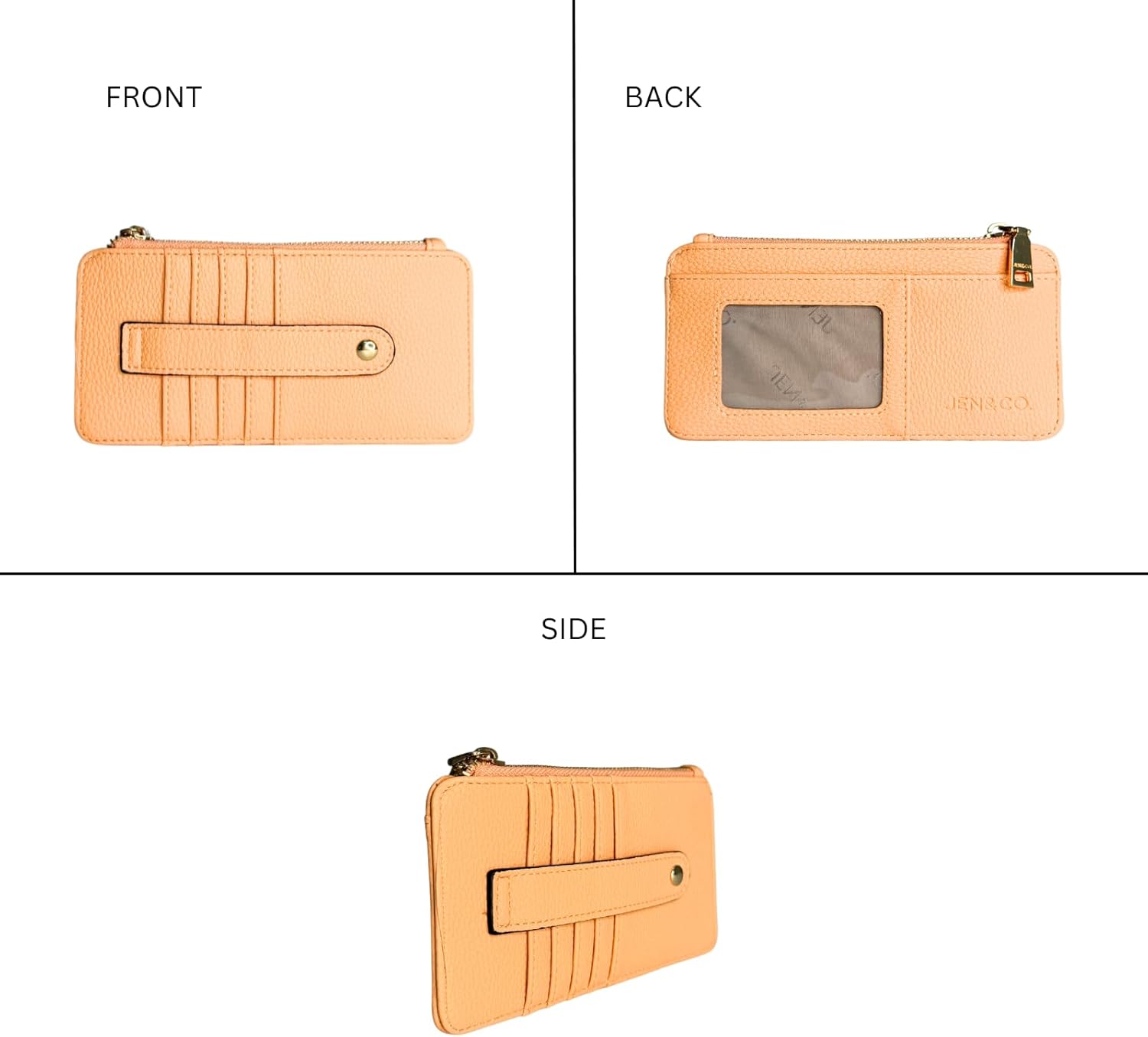 WL1889 Saige Slim Card Holder Wallet - Image 6