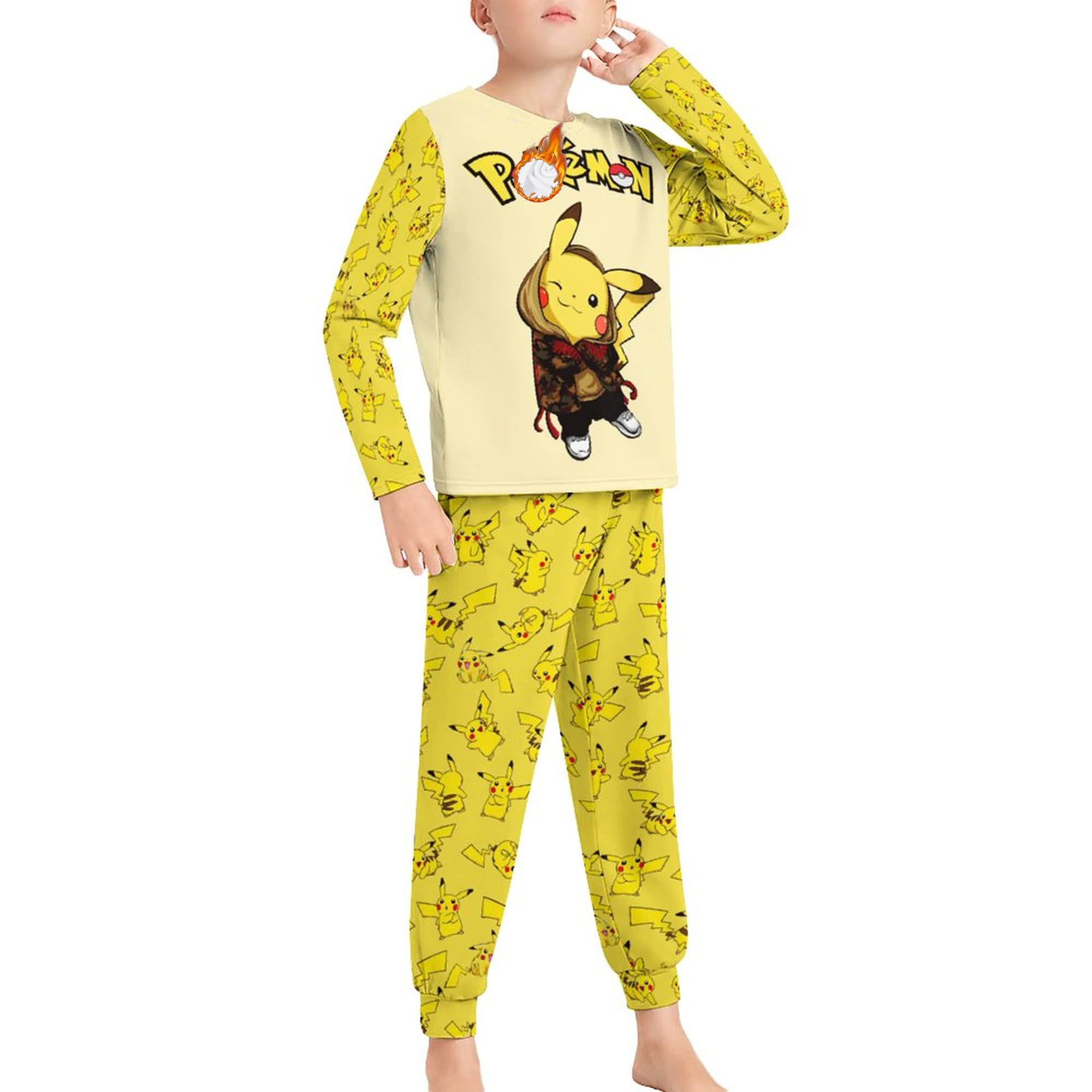 Pajamas Long Sleeve Pjs Sleepwear Soft Sleep Set 2 Piece Pajama Sets