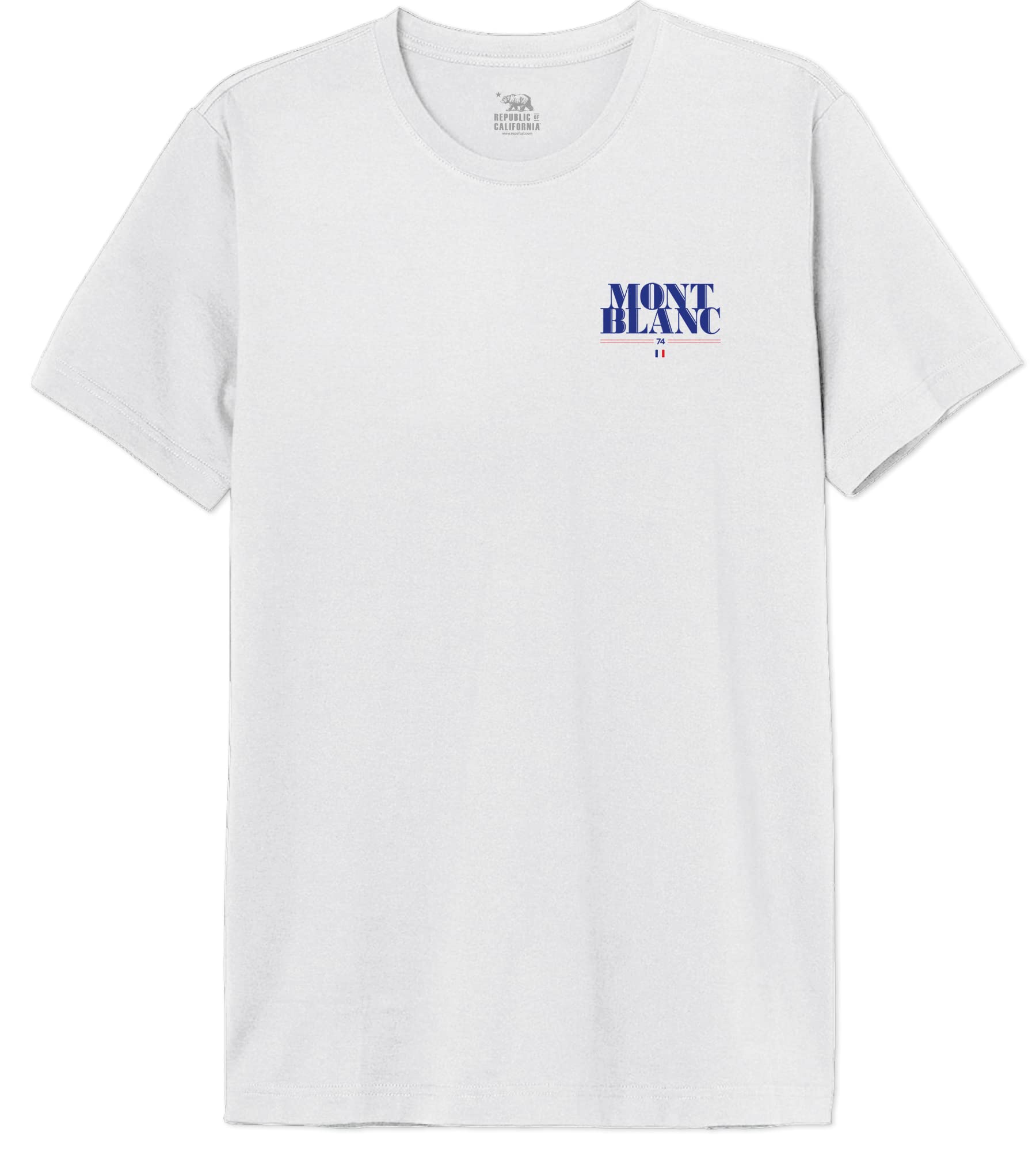 REPUBLIC OF CALIFORNIA Men's Merepczts060 T-Shirt, White, XXL