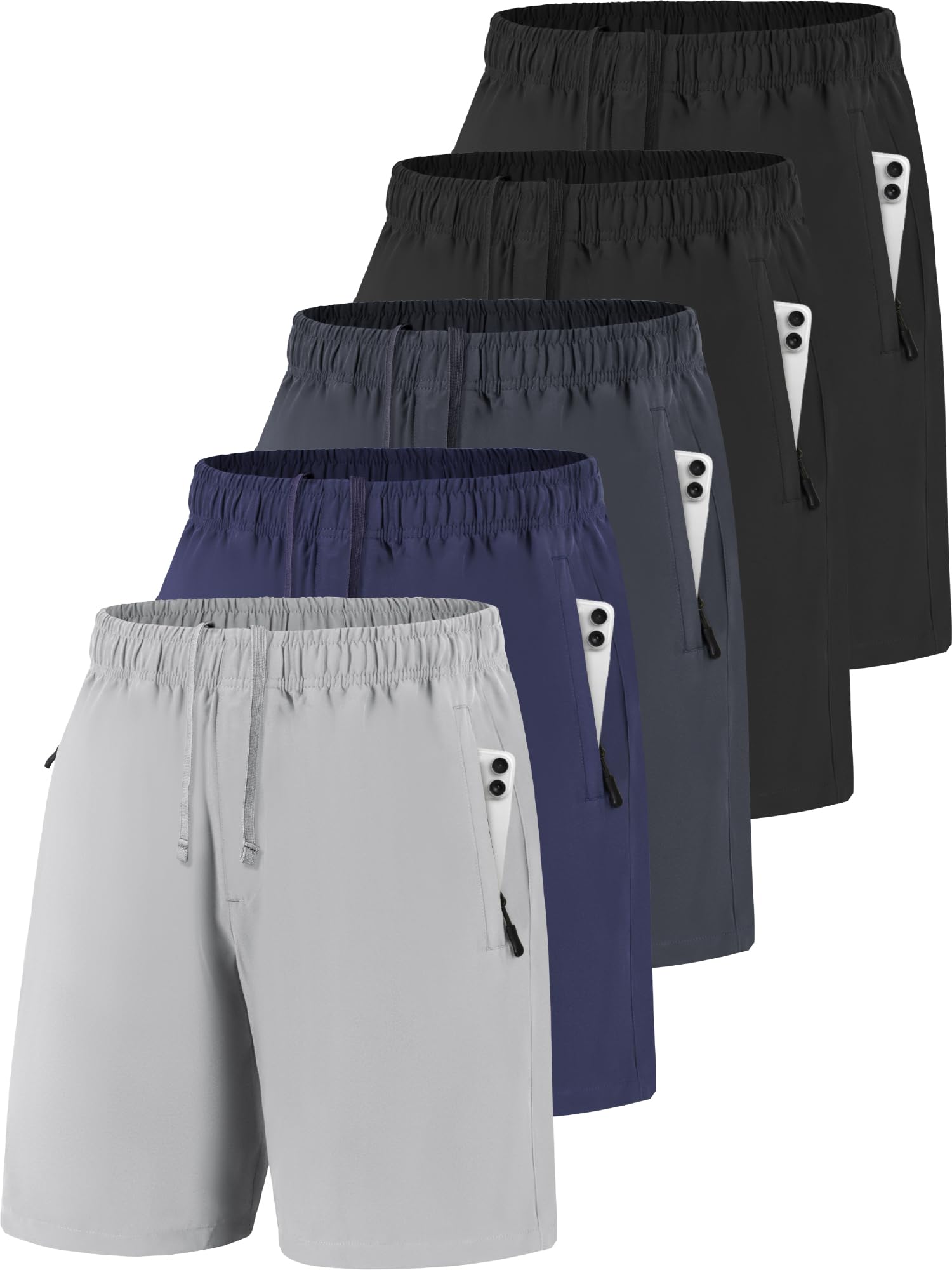 Men's Gym Workout Shorts 7 Inch Inseam