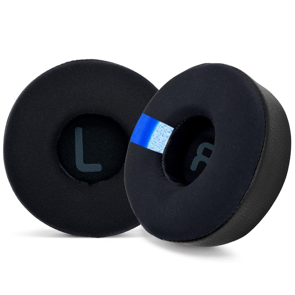 Tsophreniq Iced Cooling Gel Ear Cushions Breathable for Circular Universals Over-Ear Headphones 70mm -105mm