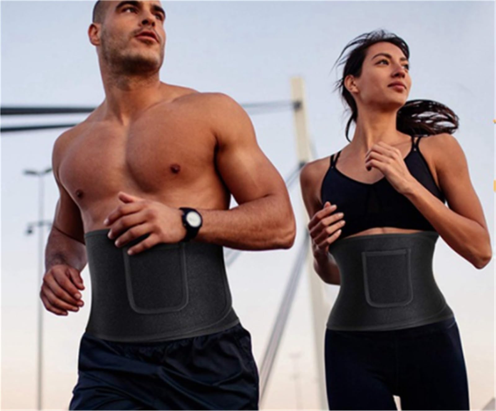 Fajas Waist Trainer Cinturón For Adelgazar De Cintura, Sauna, Abs, Entrenamiento De Cintura Unisex, Cinturón Envolvente Abdominal Entrenador de Cintura