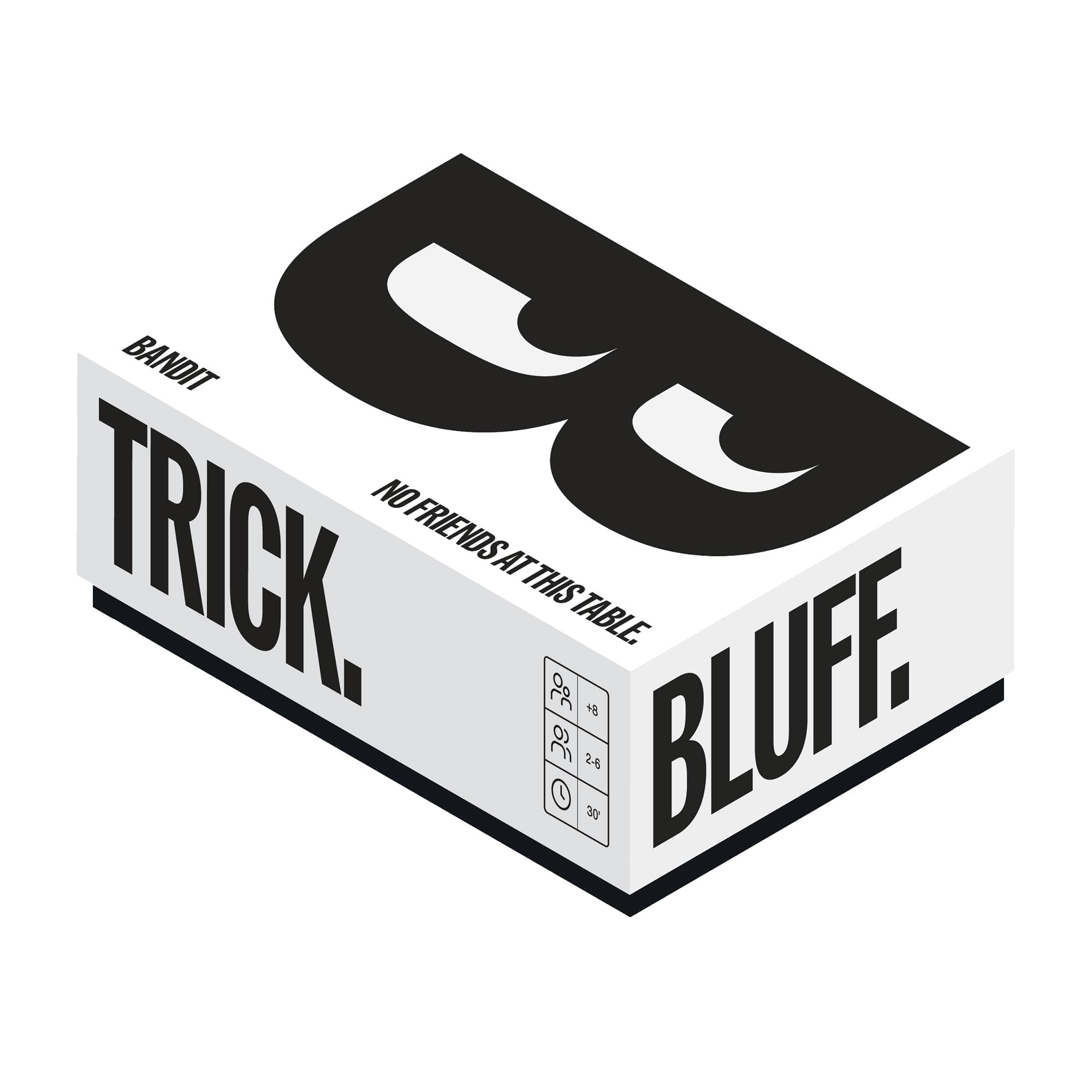 BANDIT  The Family Card Game with Playing Cards for Adults and Kids  Strategy, Memory and Bluff  2 to 6 Players  Fast and Fun  Compact Format  Ideal for Travel, Game Night and Gifts