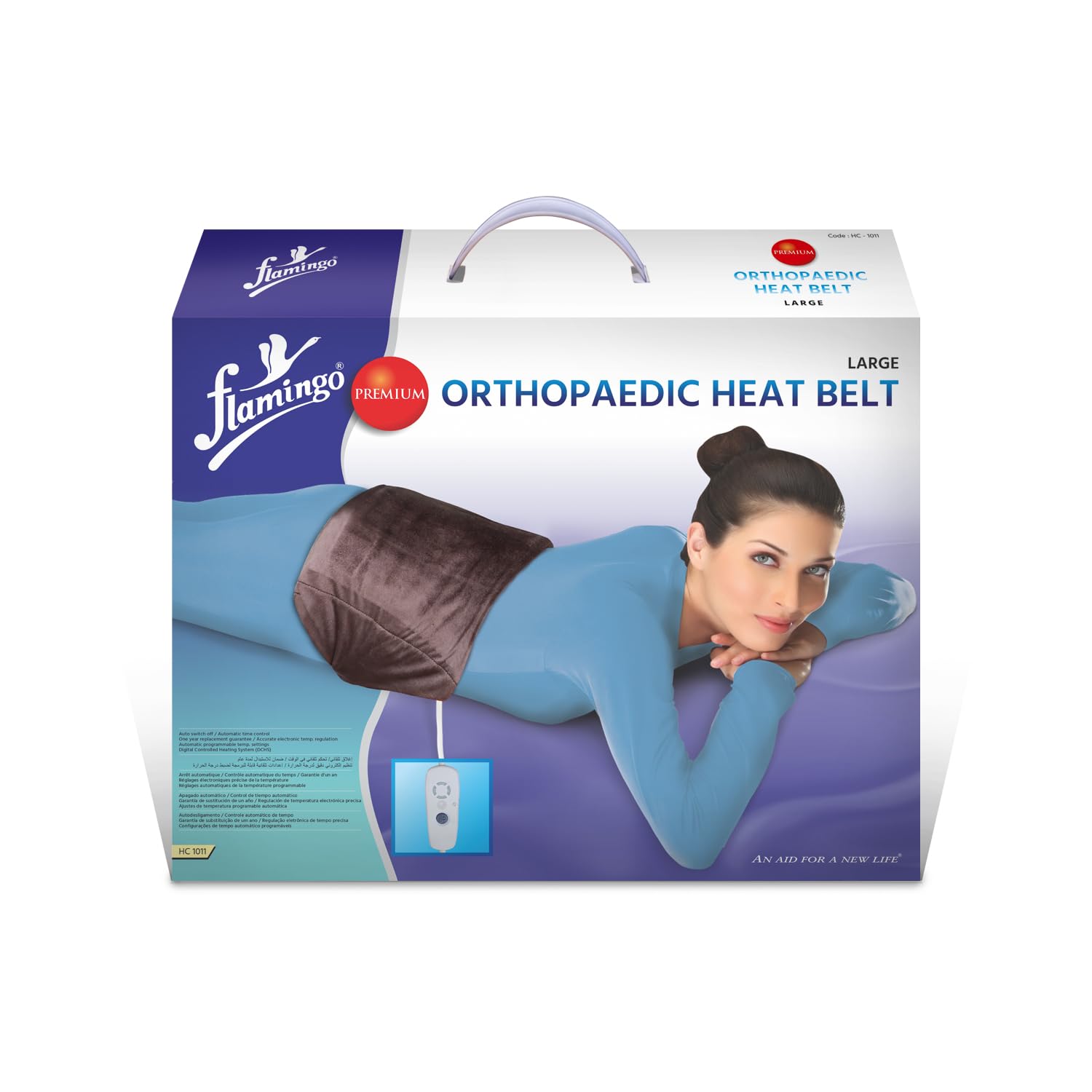 Flamingo Premium Orthopedic Heat Belt | Adjustable Heat Therapy Belt for Dry & Moist Treatments | Effective Pain Relief for Back, Shoulder, Cramps, Knee, Neck | Large| Pack of 1 (B00HWP9Q3S) Amazon Price History, Amazon Price Tracker