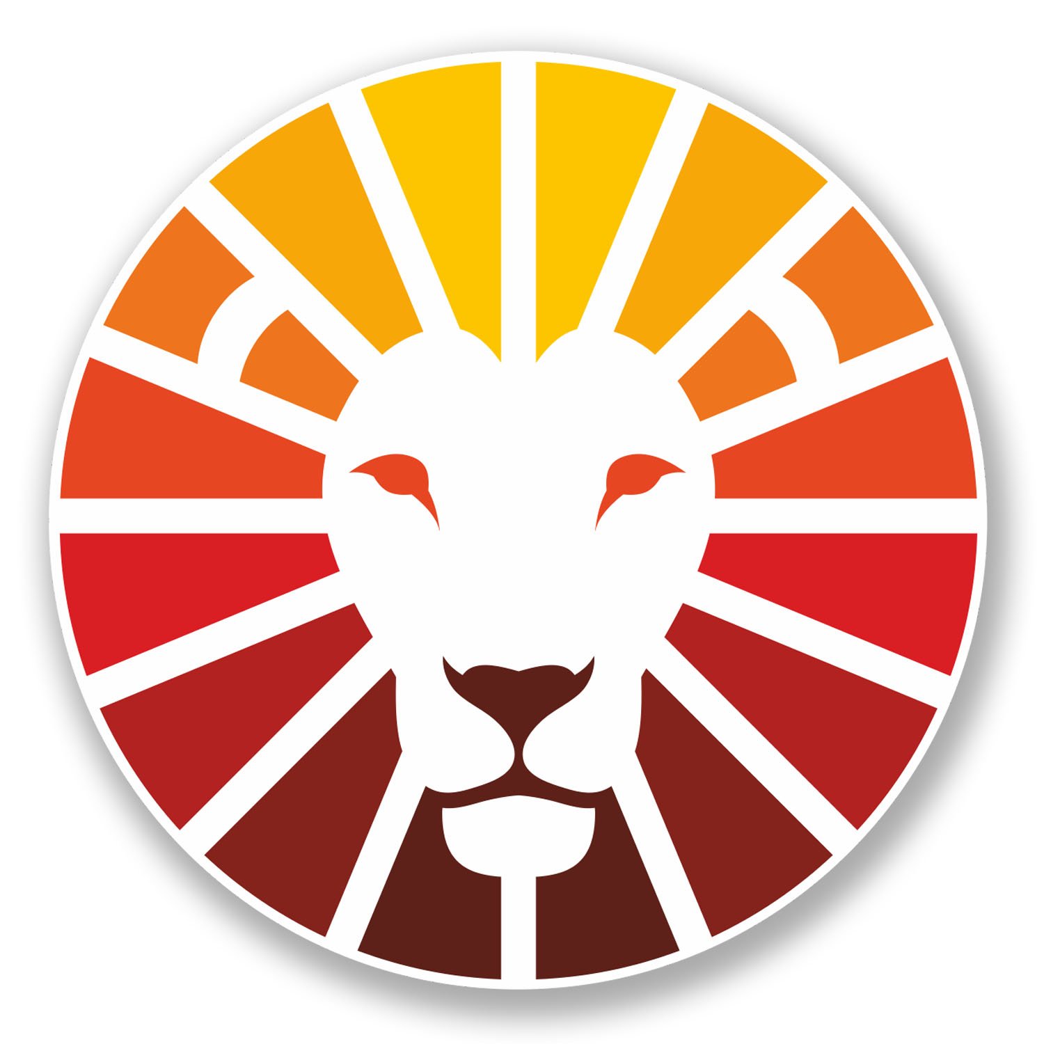 Destinationvinyl 2 X 10Cm Lion Tiger Vinyl Sticker Decal Bike Laptop Car Africa Travel Zoo #6004 (10Cm X 10Cm)