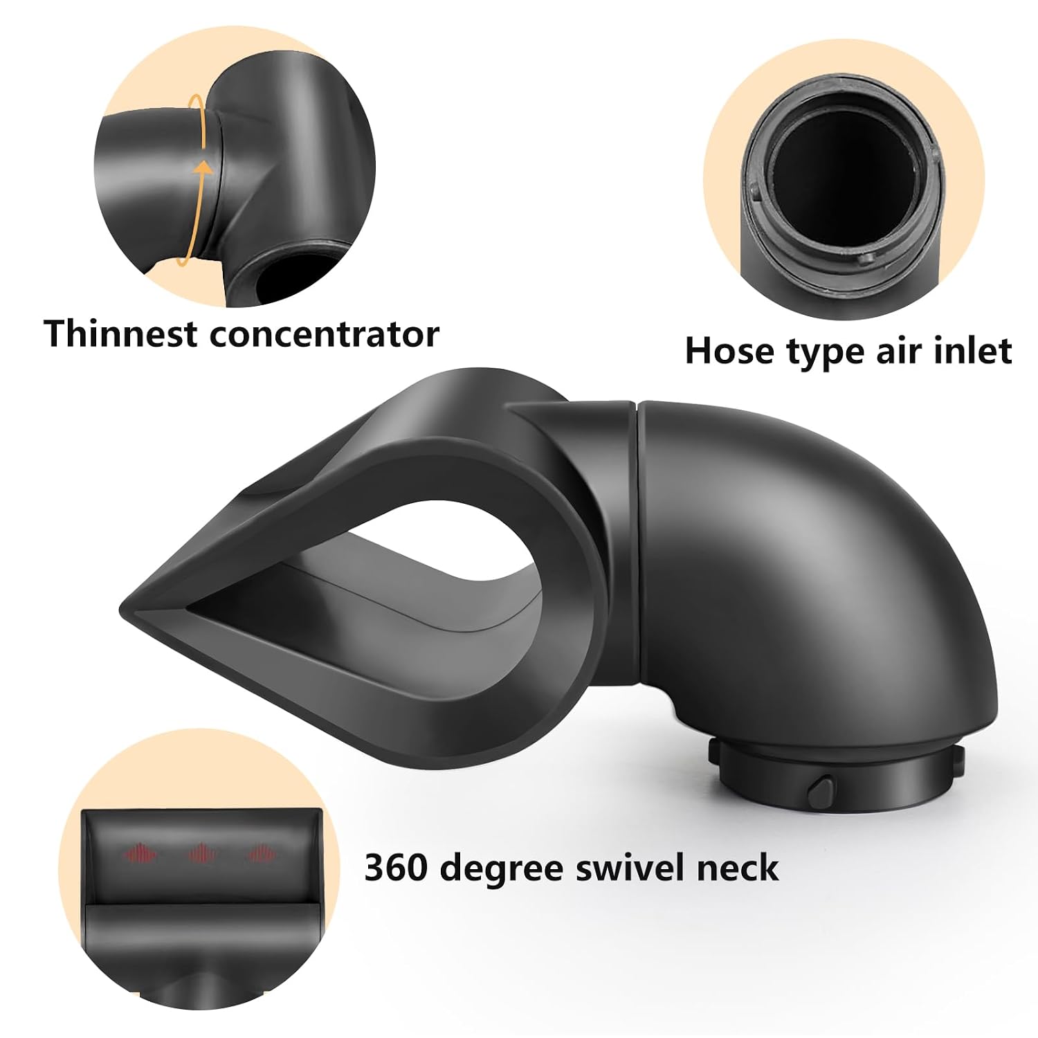 Precision Styling Nozzle for Dyson Airwrap HS01/HS05, Blade Styling Concentrator, Drying and Styling Attachment
