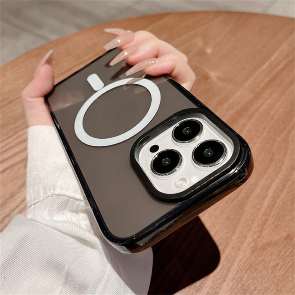 Amazon.co.jp: 蛍光ゼリーカラー磁気ワイヤレス充電ケース iPhone 15