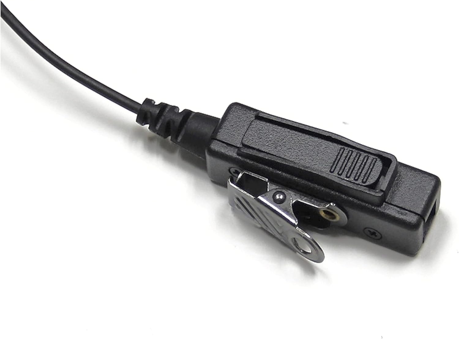 MaximalPower Clear Coil Tube Earbud Headset PTT Mic (2Pack) w/Kevlar HYTERA 2-Pin Plug with Screw