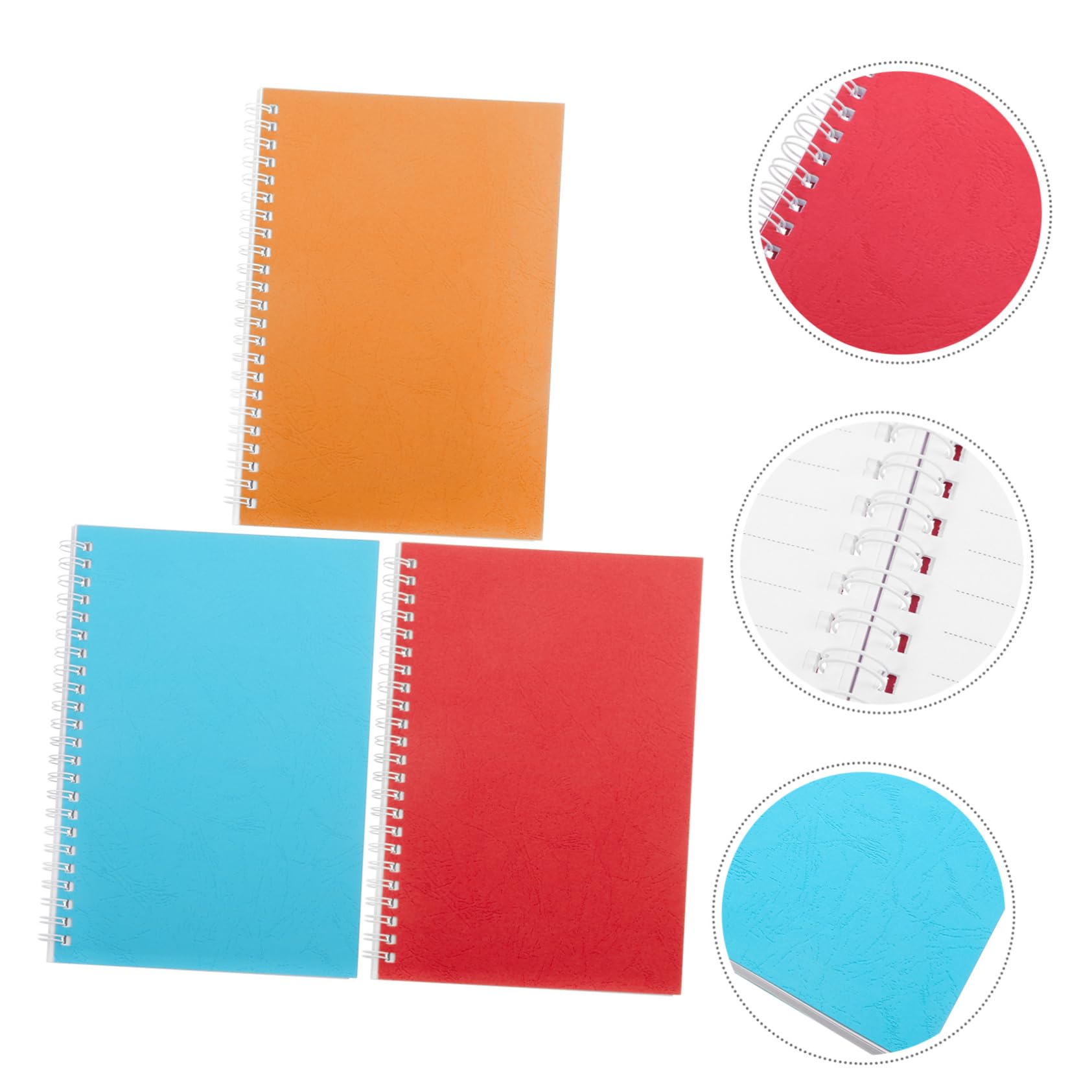 3 Set Quaderni Di Lavoro Blocco Note Per Riunioni Quaderni Per Il Lavoro Blocco Note Di Apprendimento Quaderno A Spirale A Righe Quaderno A Righe Notepadi Metallo 3 Pezzi * 3