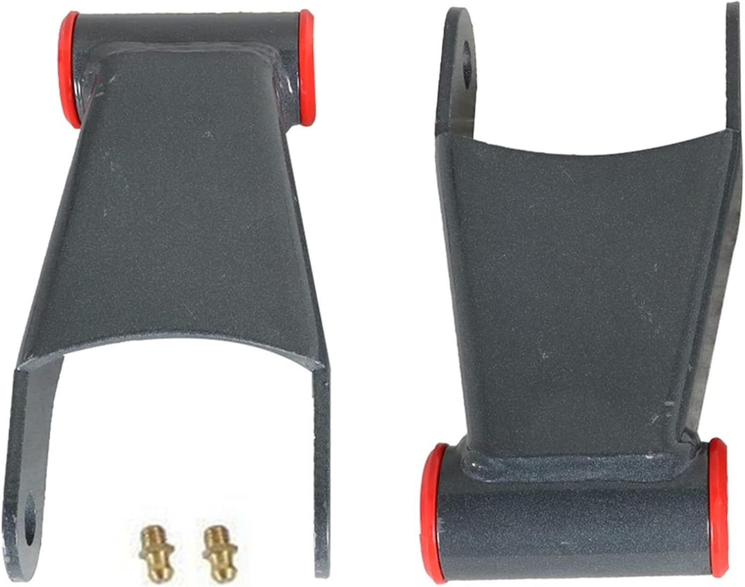 2PC RH LH 2" Rear Drop Leaf Spring Shackle Lowering Kit Replacement for 1999-2007 F250 F350 Super Duty