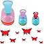 TECH-P Creative Life 3 PCS 1.5",1",5/8" Butterfly Shape Craft Punch Scrapbook Paper Cutter Eva Foam Hole Punch Paper Puncher 