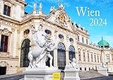 EXZELLENTE FOTOS Edition Seidel Premium Kalender Wien 2024 Format DIN A3 Wandkalender Europa Österreich Hauptstadt Niederösterreich Schloss Schönbrunn Donau Metropole