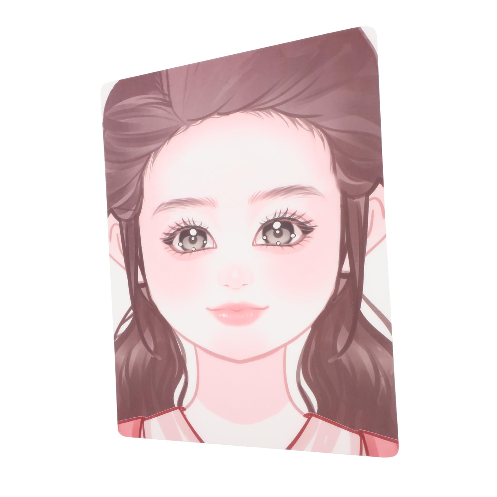 Homoyoyo Face Paint Board Face Painting Practice Board Reusable Makeup Practice Mold Washable Pet Material