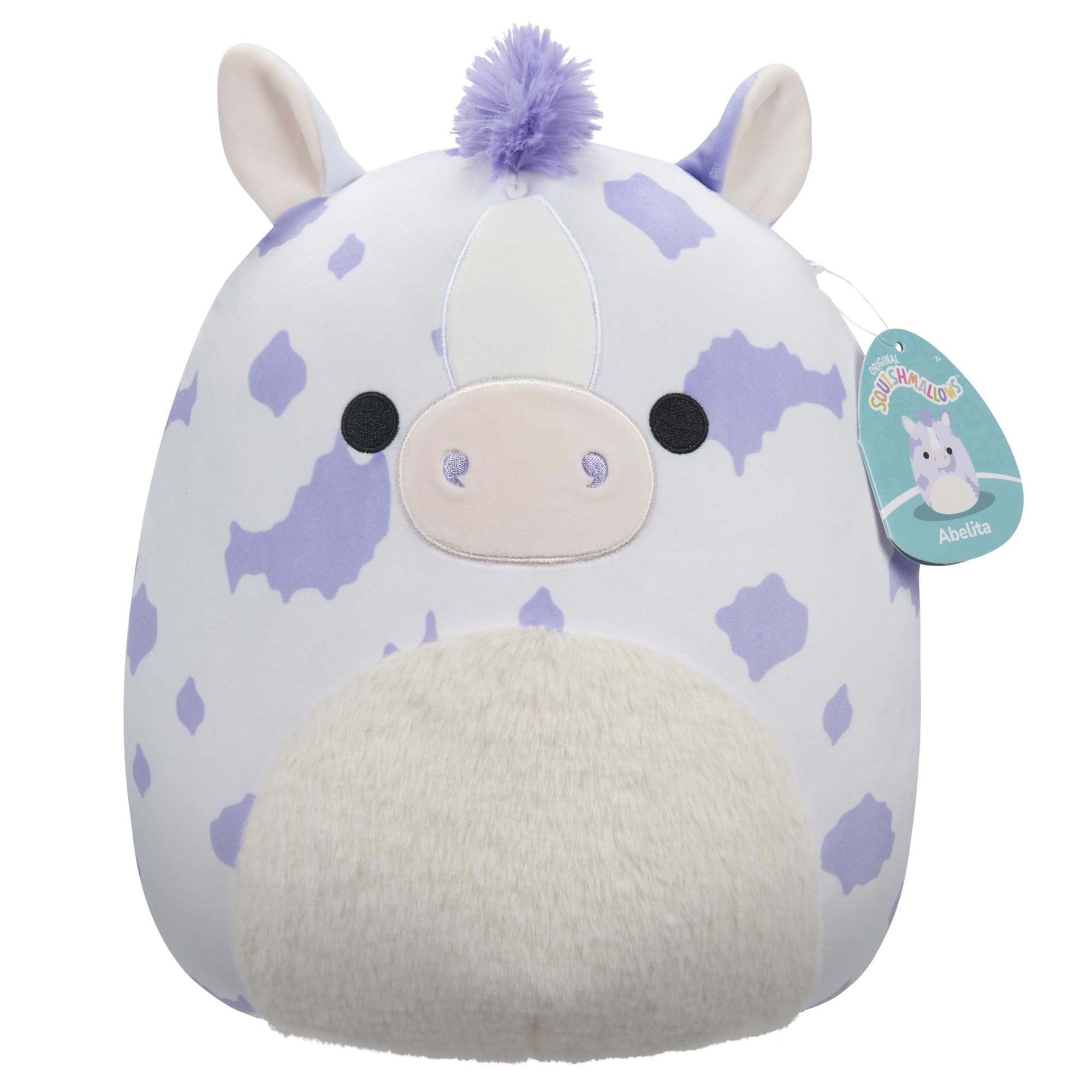 Squishmallows FuzzAMallows Abelita appaloosa horse 30 cm 2024 Original