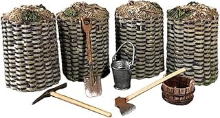 W. Britain Diorama Accessories 53012 Field fortifications and Pioneer Tool Set 1:30 Scale polystone and Metal