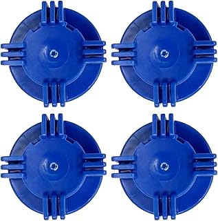 Stone River Golf Cart Battery Vent Cap - 1/4 Turn Bayonet Style (Color: Blue) Pack of 4
