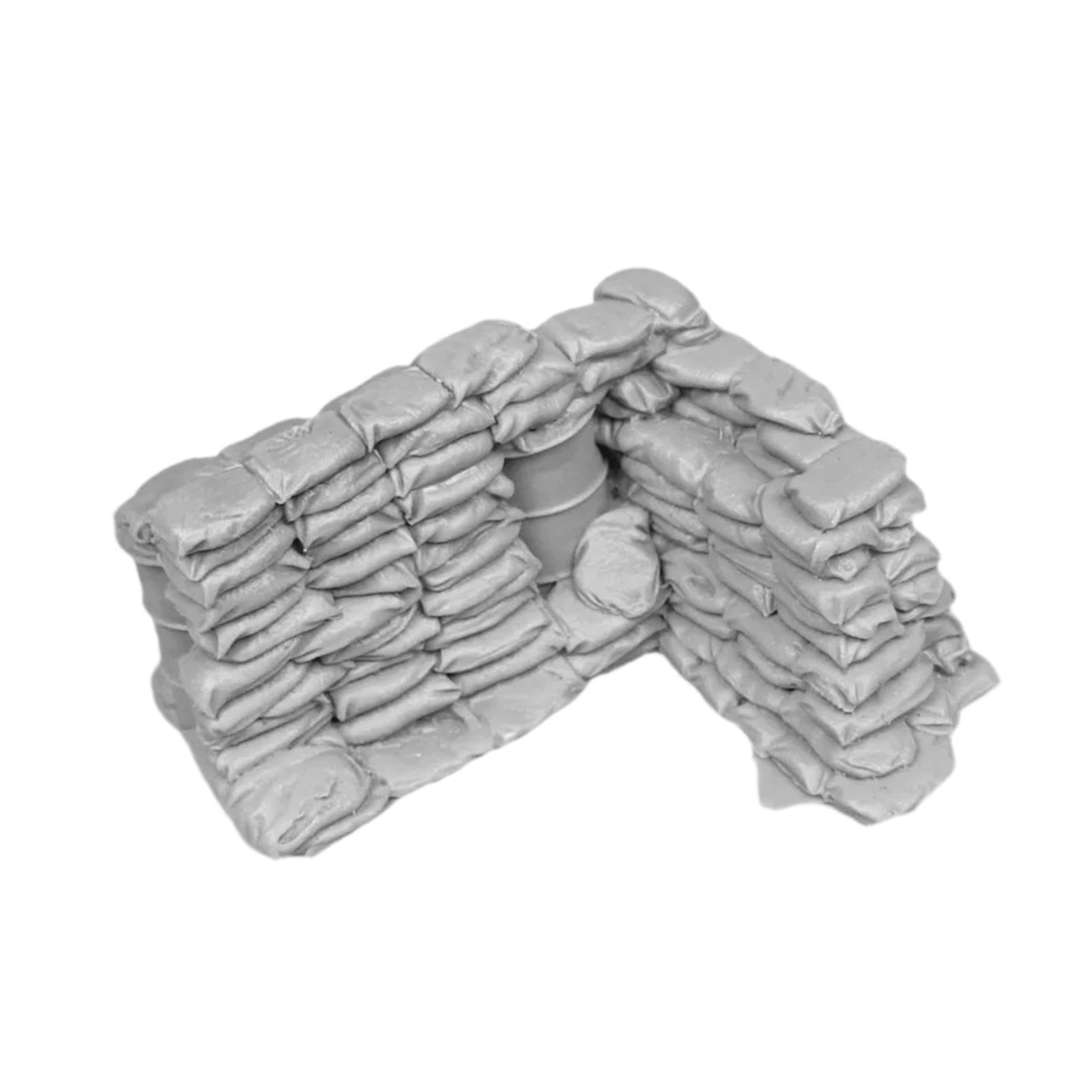 F Fityle Modello di Parete di Sacchi di Sabbia in 1:35, Collezione di Accessori per Scene Fai da Te, Layout, Decorazione, Diorama, Set di Sacchi di