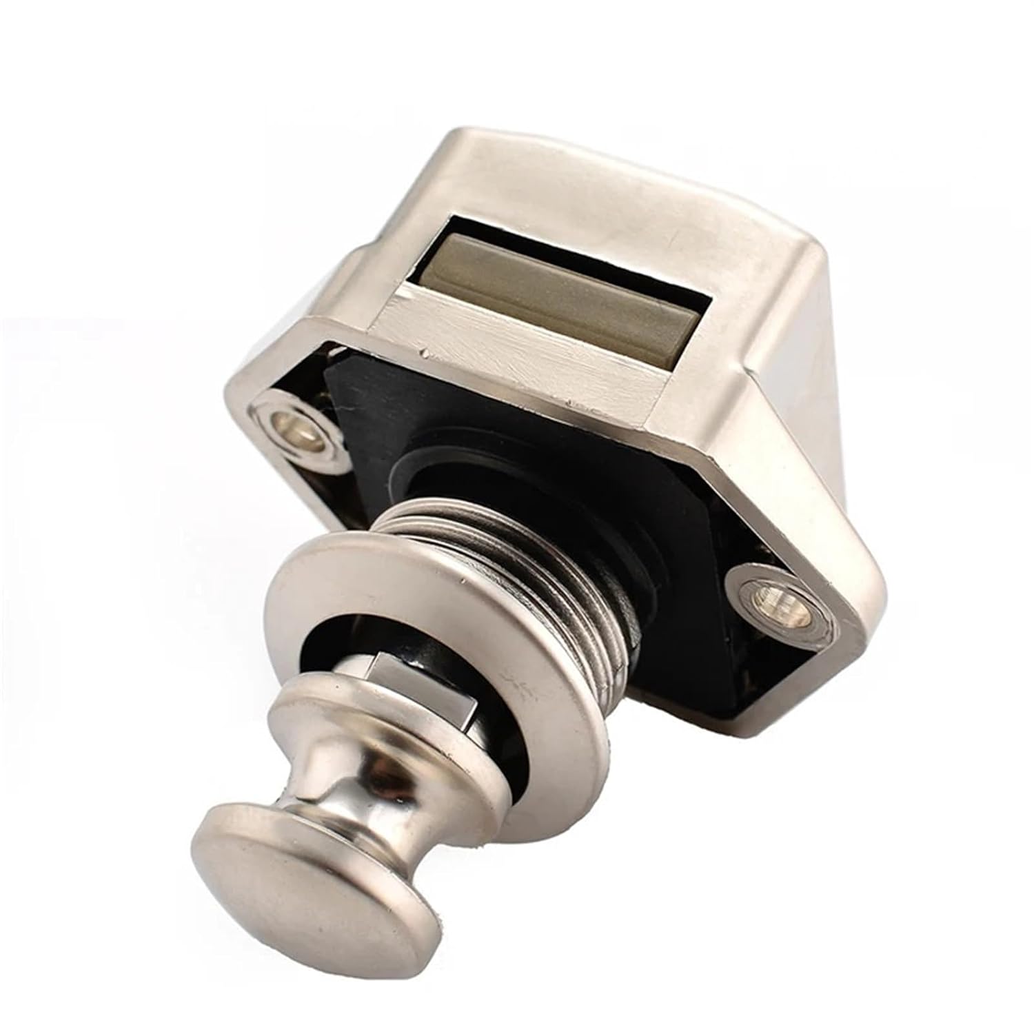 Camper Car Push Lock 20mm RV Caravan Boat Motor Home Cabinet Drawer Latch Button Locks for Furniture Hardware 10Pcs(Small White)
