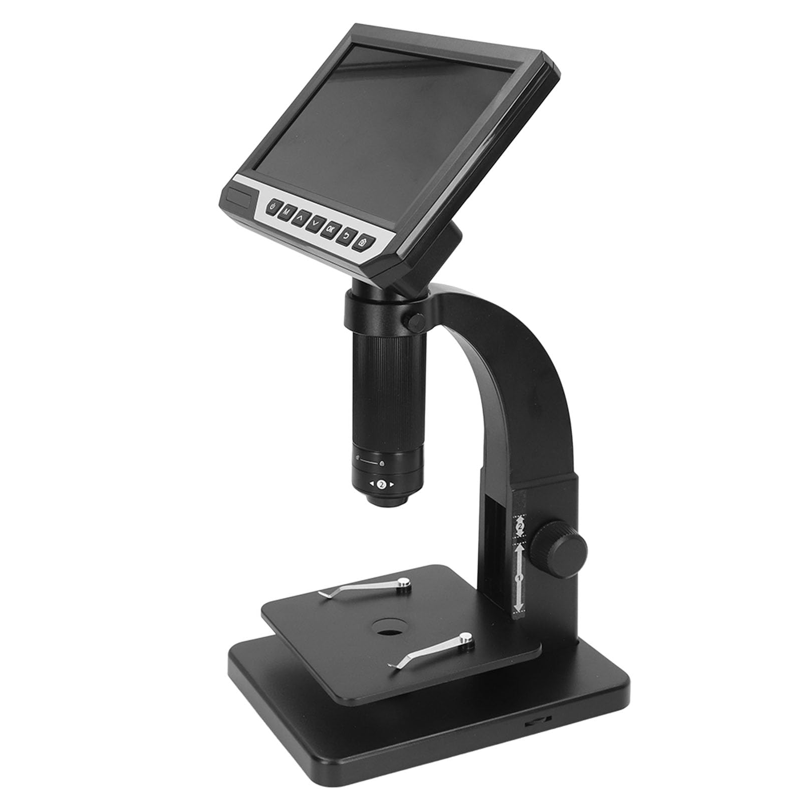 FTVOGUE Digitalmikroskop, 7-Zoll-IPS-HD-Display USB-Digitalmikroskop 2000X 12MP 1080P mit Eingebautem 2600-mAh- Zum Betrachten von Münzen, Löten, Telefonreparatur