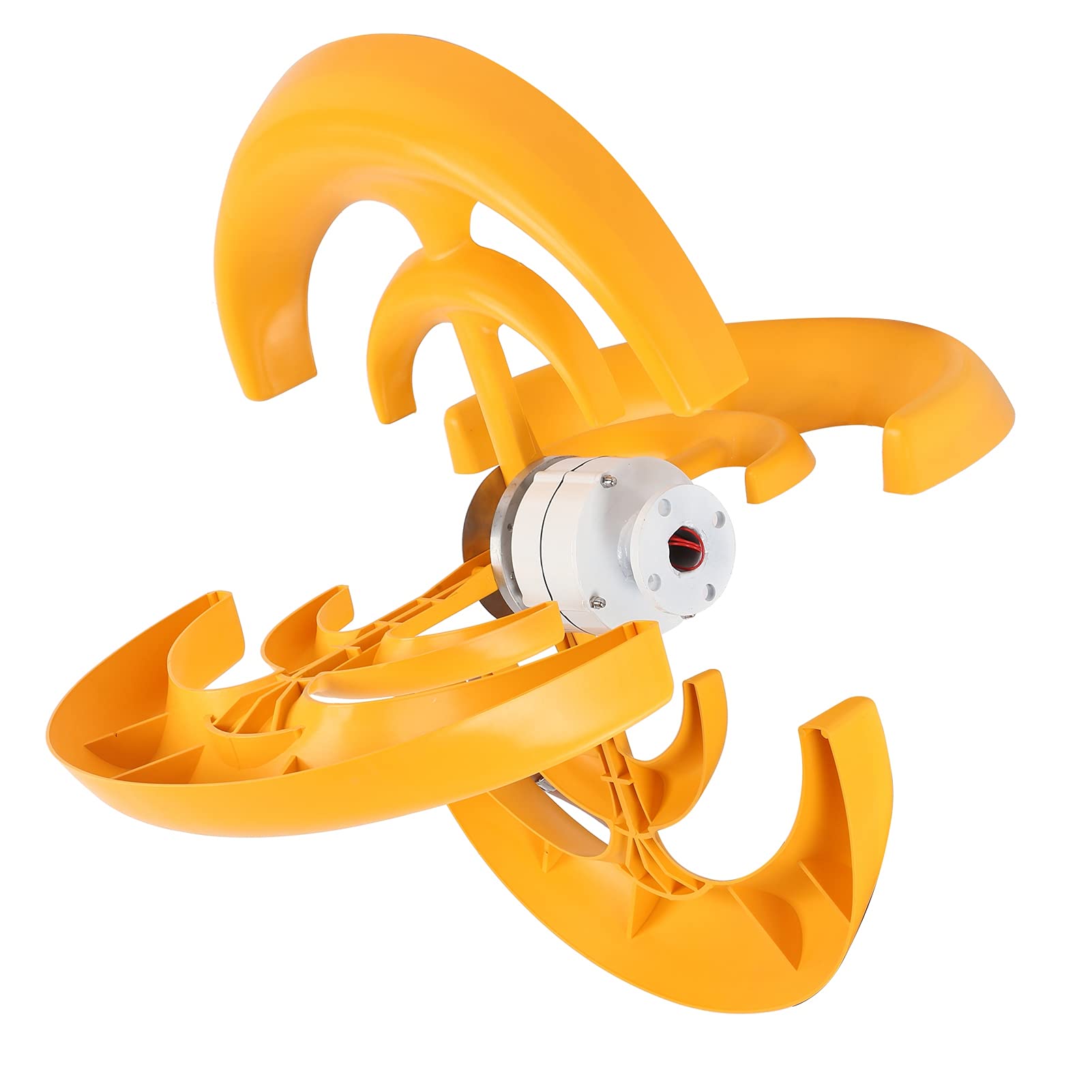 CHICIRIS Generador de Viento de 1200W, 4 Paletas/equipo Productor de Electricidad de Ala para Alumbrado Público (12V)