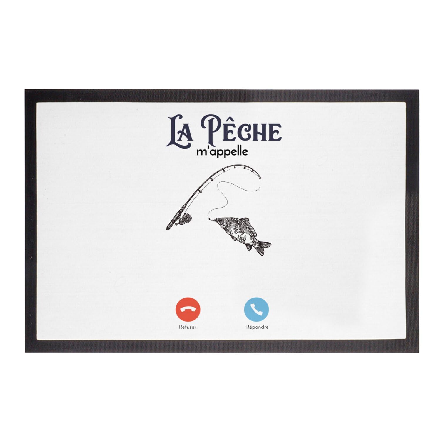 Paillasson Blanc de lac et pêche tapis de maison de campagne