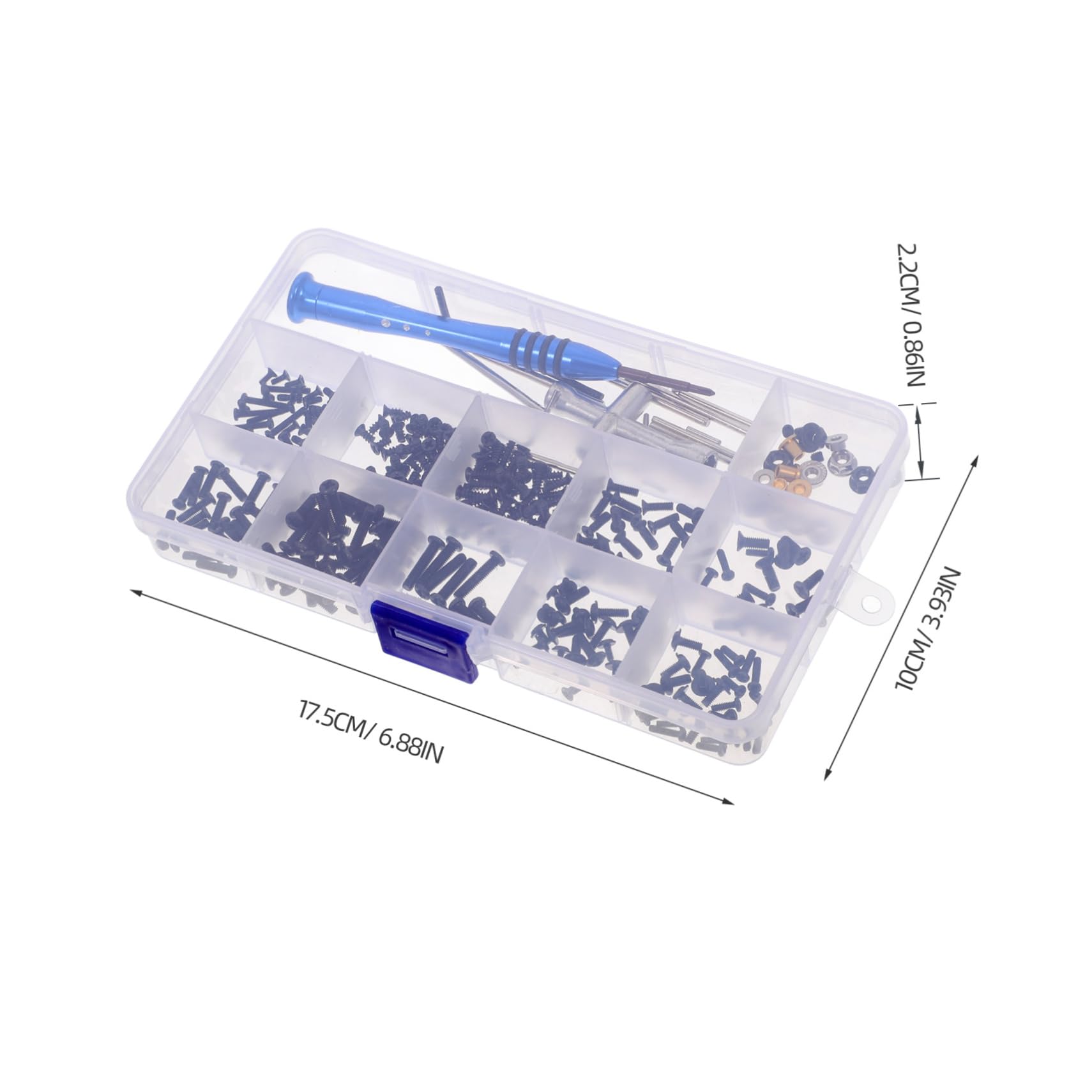 PLAFOPE Rc Screw Kit Tool Sets Rc Car Screw Kit 1216-17-18 1219 Rc Hardware Fasteners