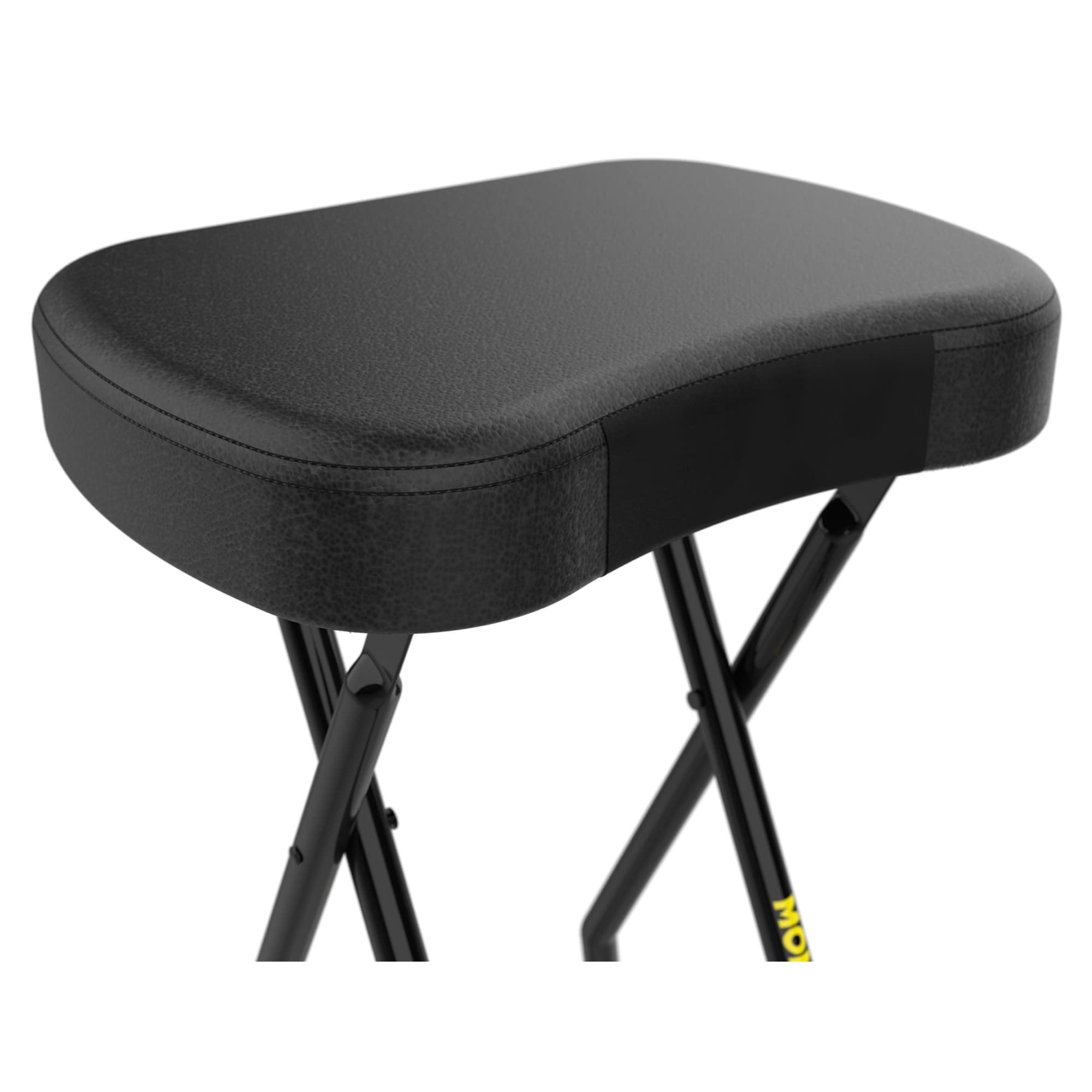 MONKEY LOOP Seat Prime 01 - Banc de Guitare - Banc Pliant Robuste avec Support de Guitare - Capacité de Charge 136 kg - Coussin rembourré de 64 mm d'épaisseur - Pieds en Caoutchouc
