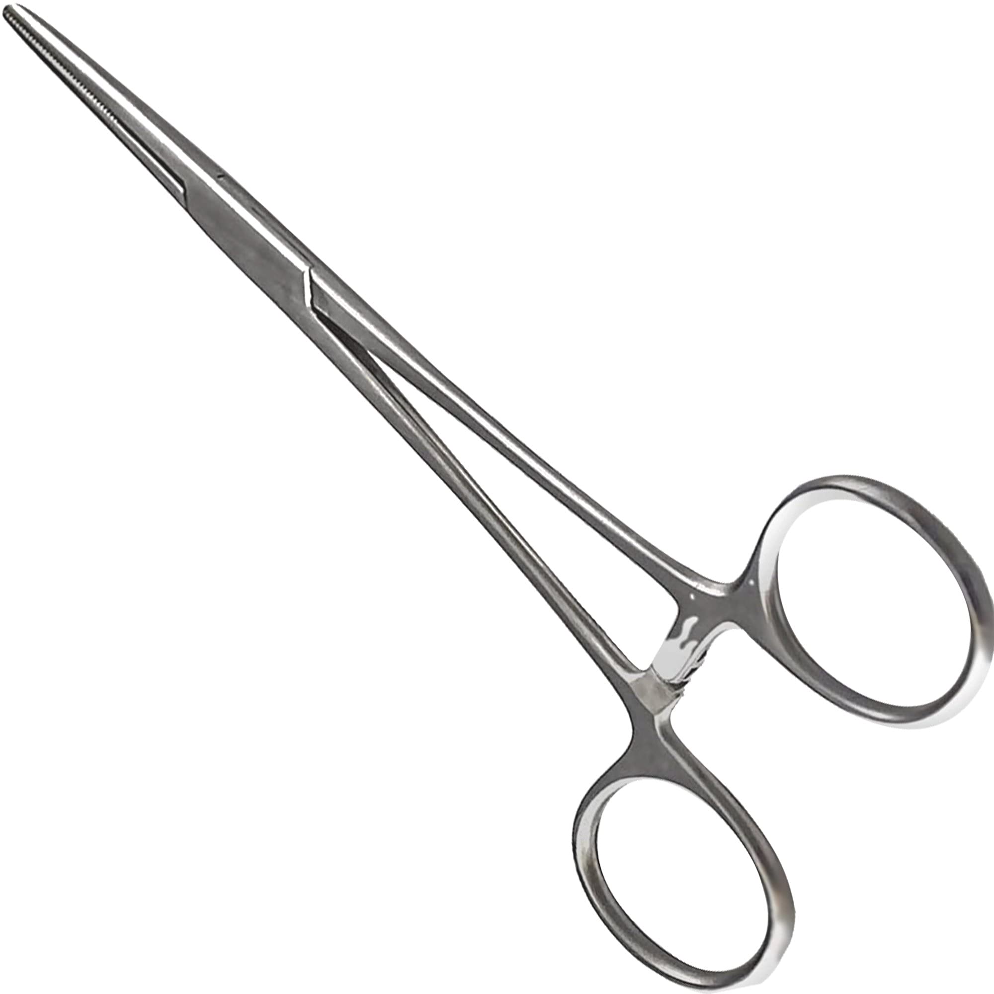 Pean Hemostat Straight and Curved Multipurpose Locking Tweezer Clamps Serrated, Stainless Steel - Hemostats for Nurses, Fishing Forceps, Crafts and Hobby
