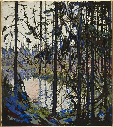 Tableau Northern River par Thomson impression art mural 60x90cm pour decoration de bureau et chambre
