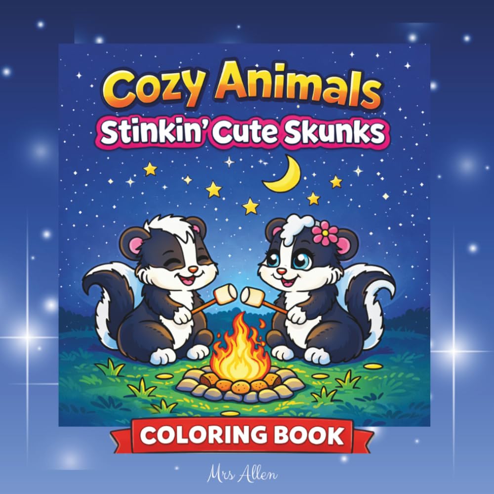 Cozy Animals: Stinkin’ Cute Skunks