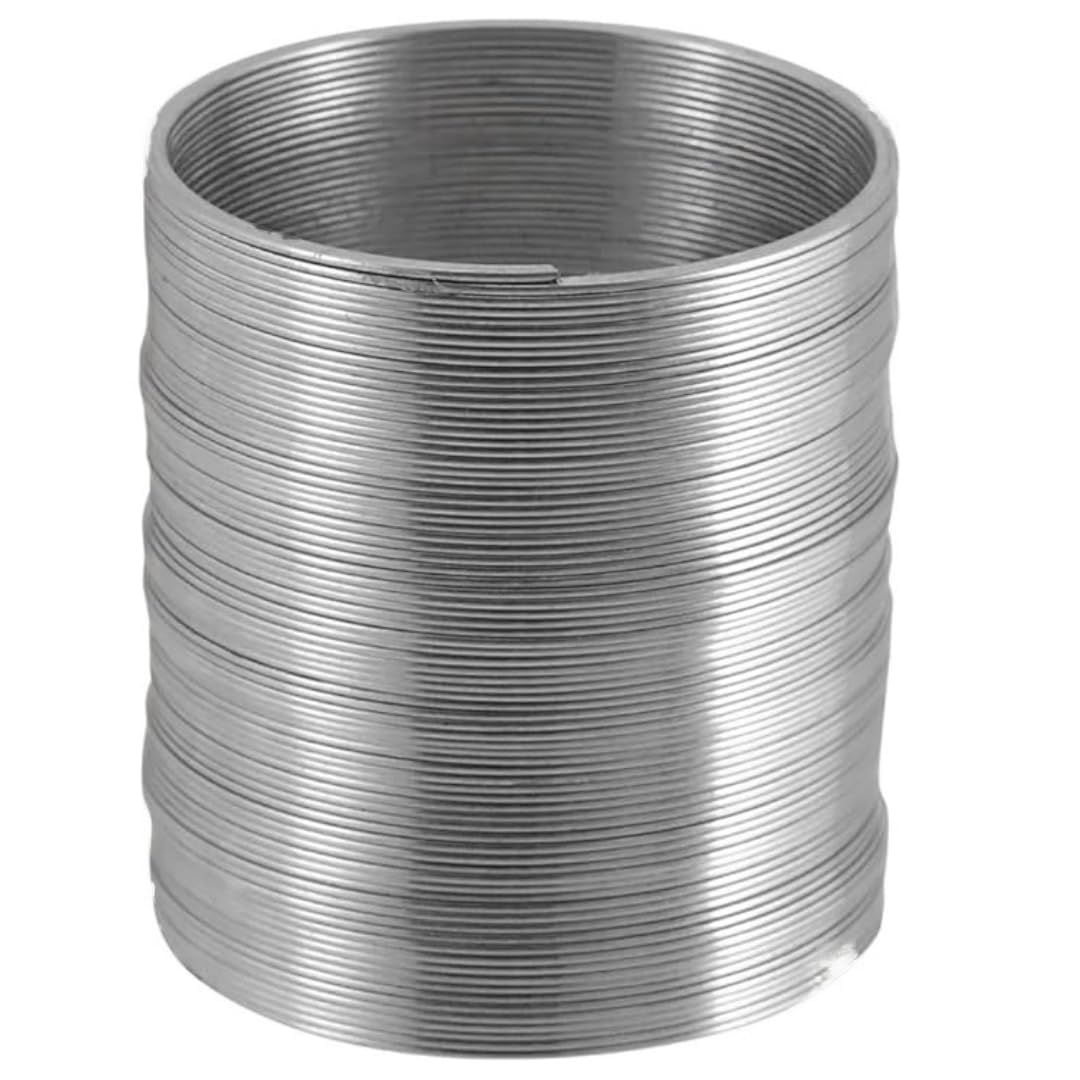 Labsurge Wave Form Helix - Slinky Spring - Educational Toy for Waveform Demonstrations - Length: 3" - Diameter: 2" - Silver Zinc-Iodized Steel, Perfect for Physics Classrooms (B0D7HMGBDY) Amazon Price History, Amazon Price Tracker