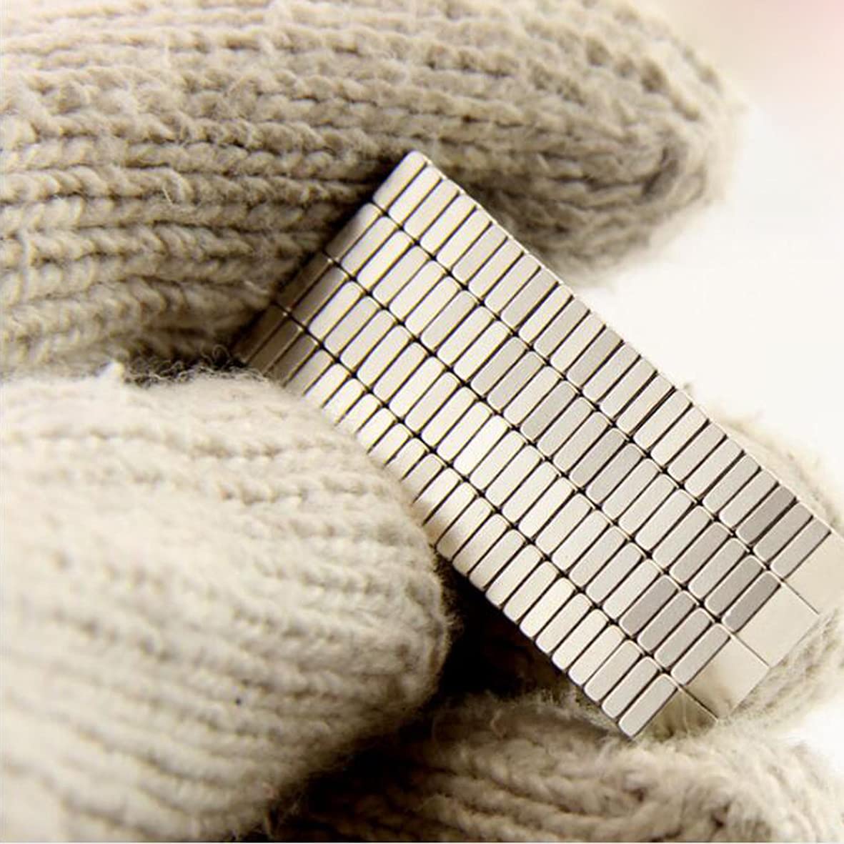 Rectangular Sticker 3.93"x1.96"x1.18" for Refrigerator, Gift Box, Office, Science Experiment, Industry, Hanging Key, etc. (10x5x3mm)