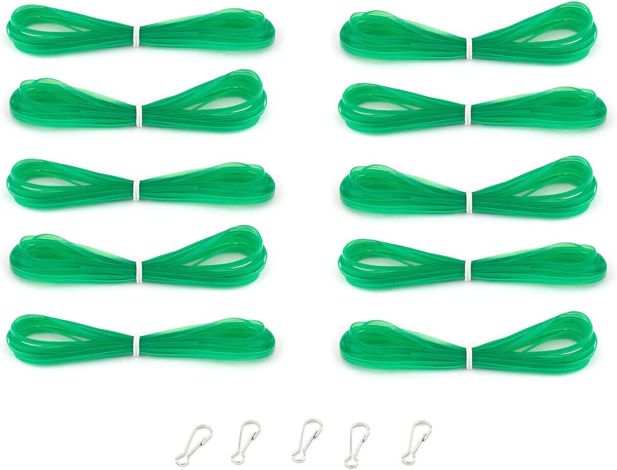 Hygloss 45 Yards Translucent Green Plastic Cord