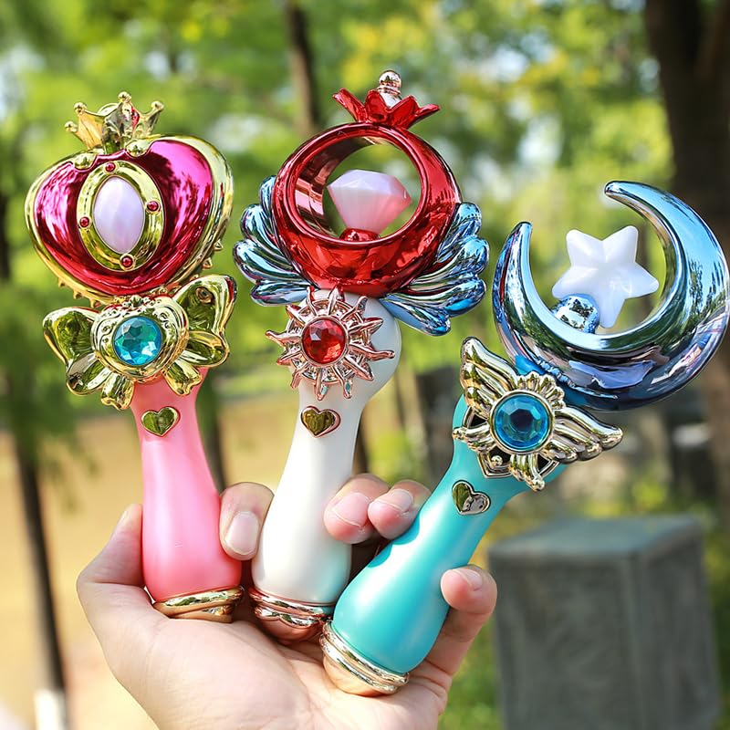 Amazon.co.jp: WEISHAN 魔法の杖 変身アクセサリー LEDスティック 妖精