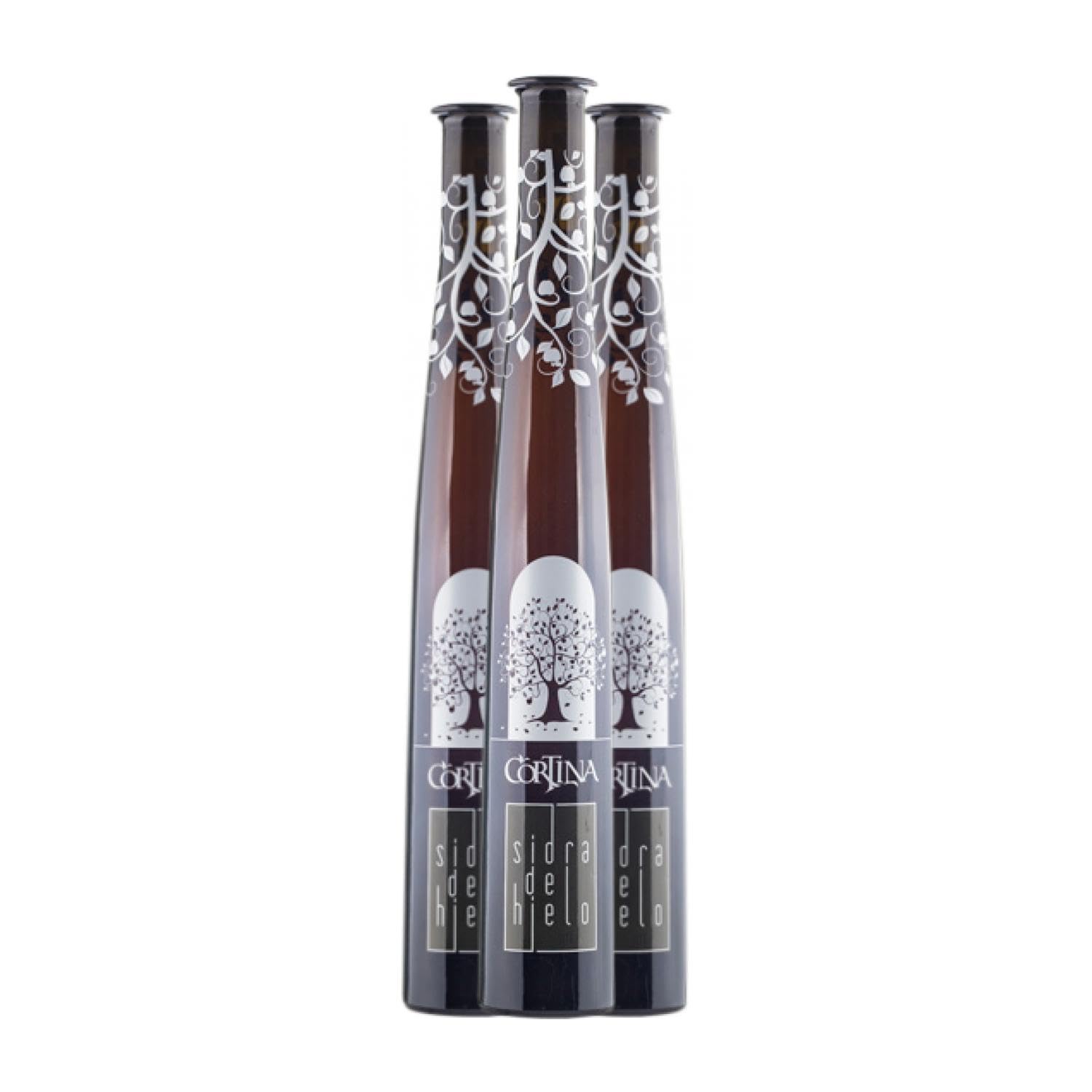 Sidra Cortina. Sidra de Hielo Media Botella 37 cl (Caja de 3 Media Botella de 37 cl)
